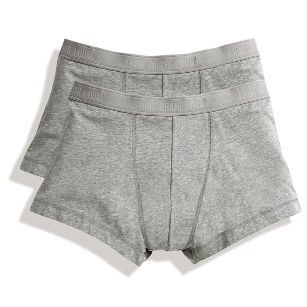 Fruit of the Loom Retro Boxer Fruit of the Loom Classic Shorty, 2er-Pack hellgraumeliert
