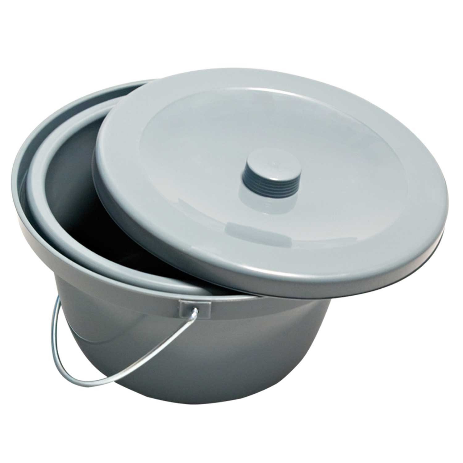 Drive Medical Toiletten-Stuhl Eimer mit Deckel für TSG, TRS 130, TS130