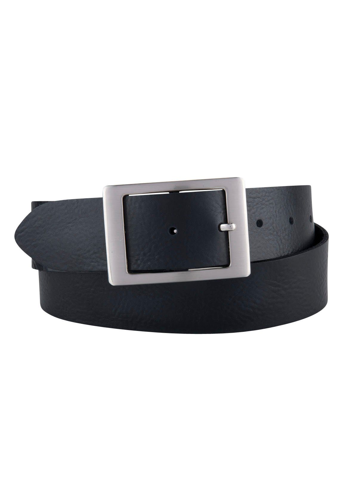 BERND GÖTZ Ledergürtel mit Rechteckschließe günstig online kaufen