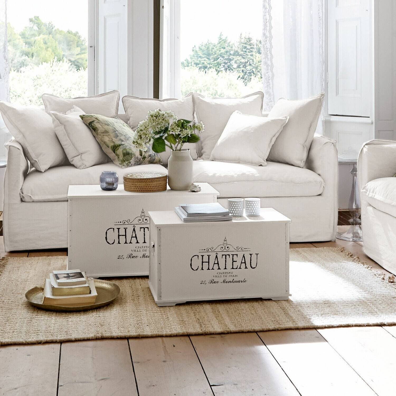Mirabeau Truhe Truhe 2er Set Château günstig online kaufen