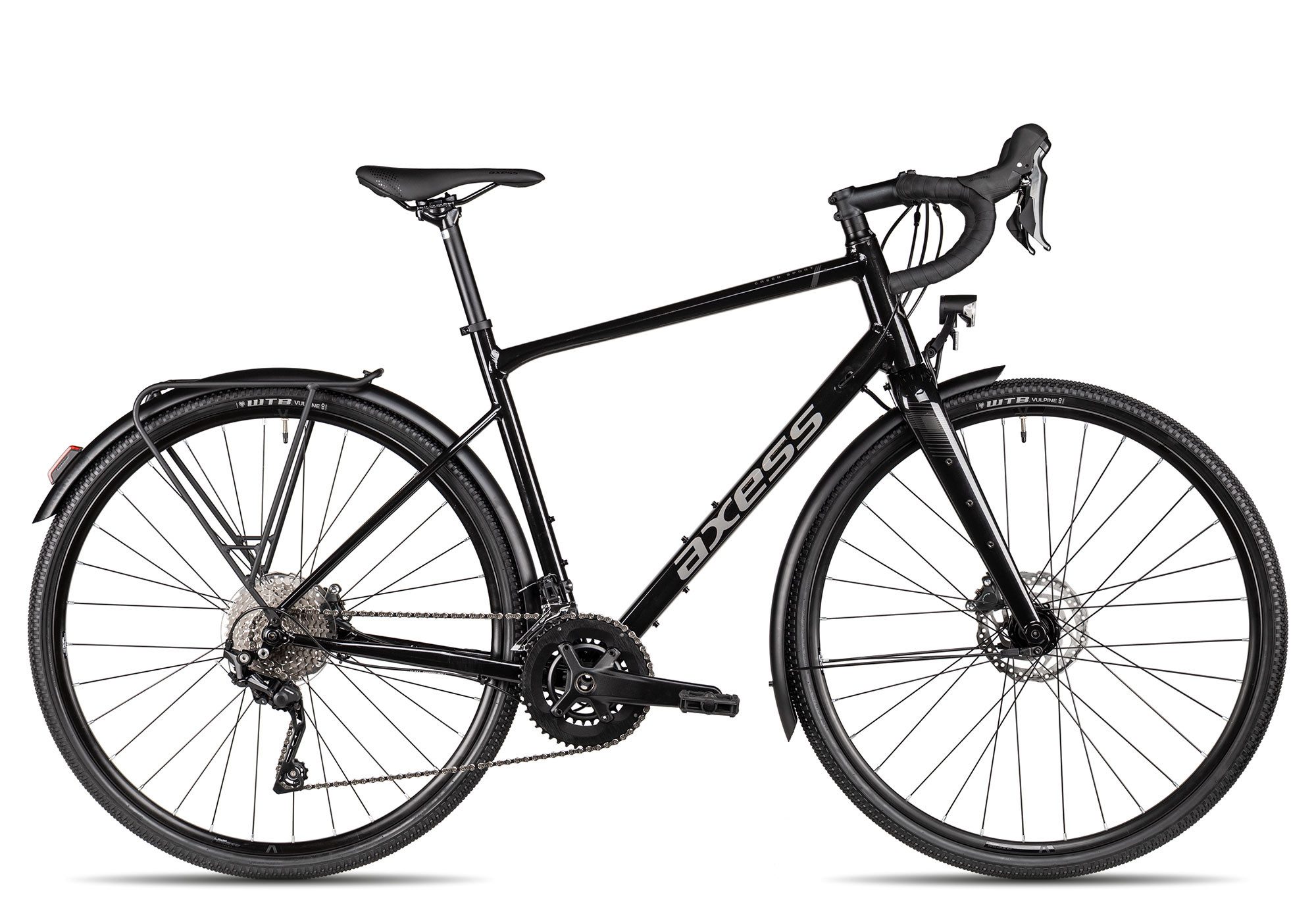 Axess Gravelbike CREED SPORT EQ, 20 Gang, Kettenschaltung, hydraulische Scheibenbremse schwarz/grau