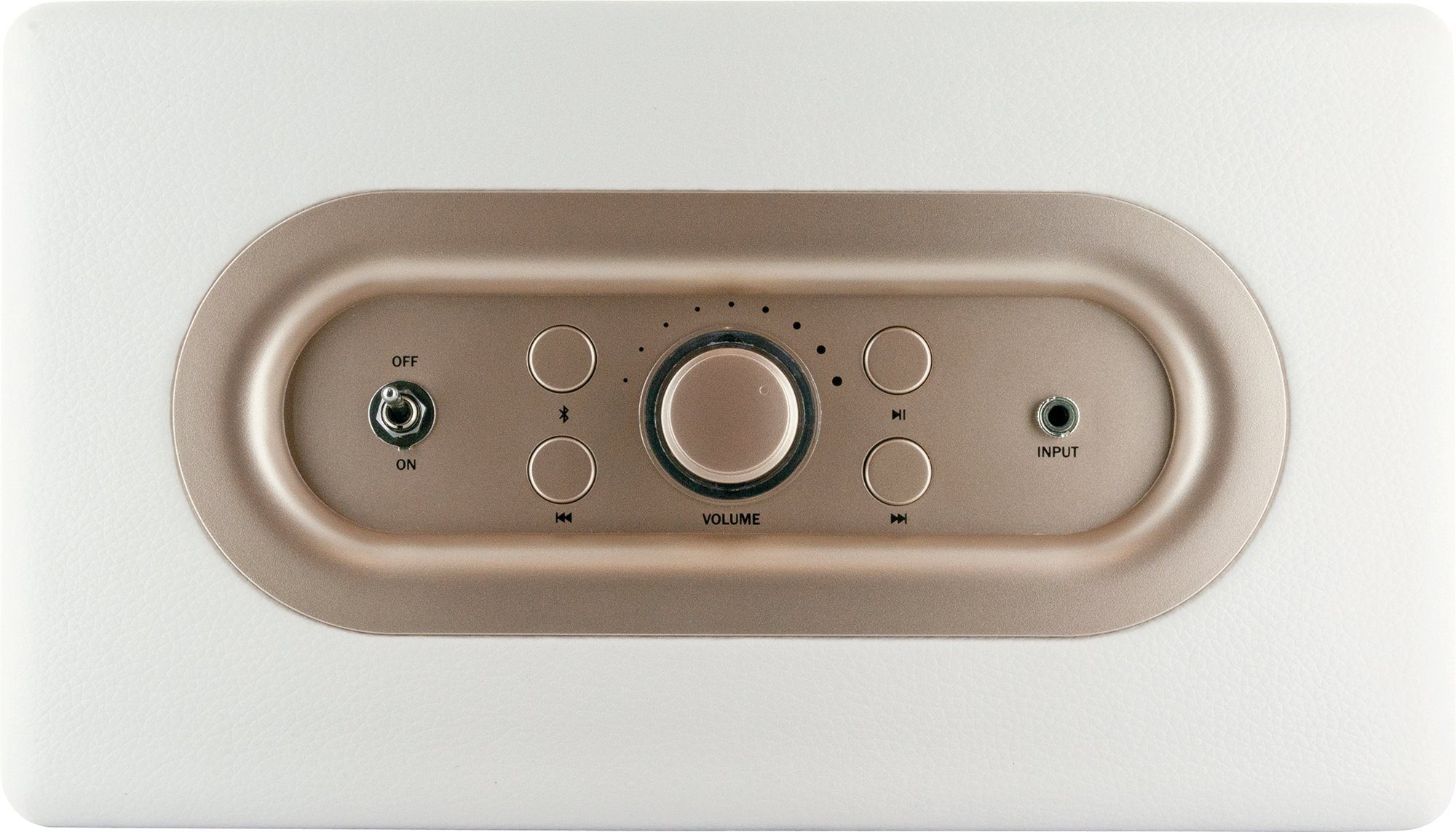 Schwaiger 661712 Bluetooth-Lautsprecher (Klinkenanschluss, Bluetooth, 24 W, Retro Design, Lederoptik)