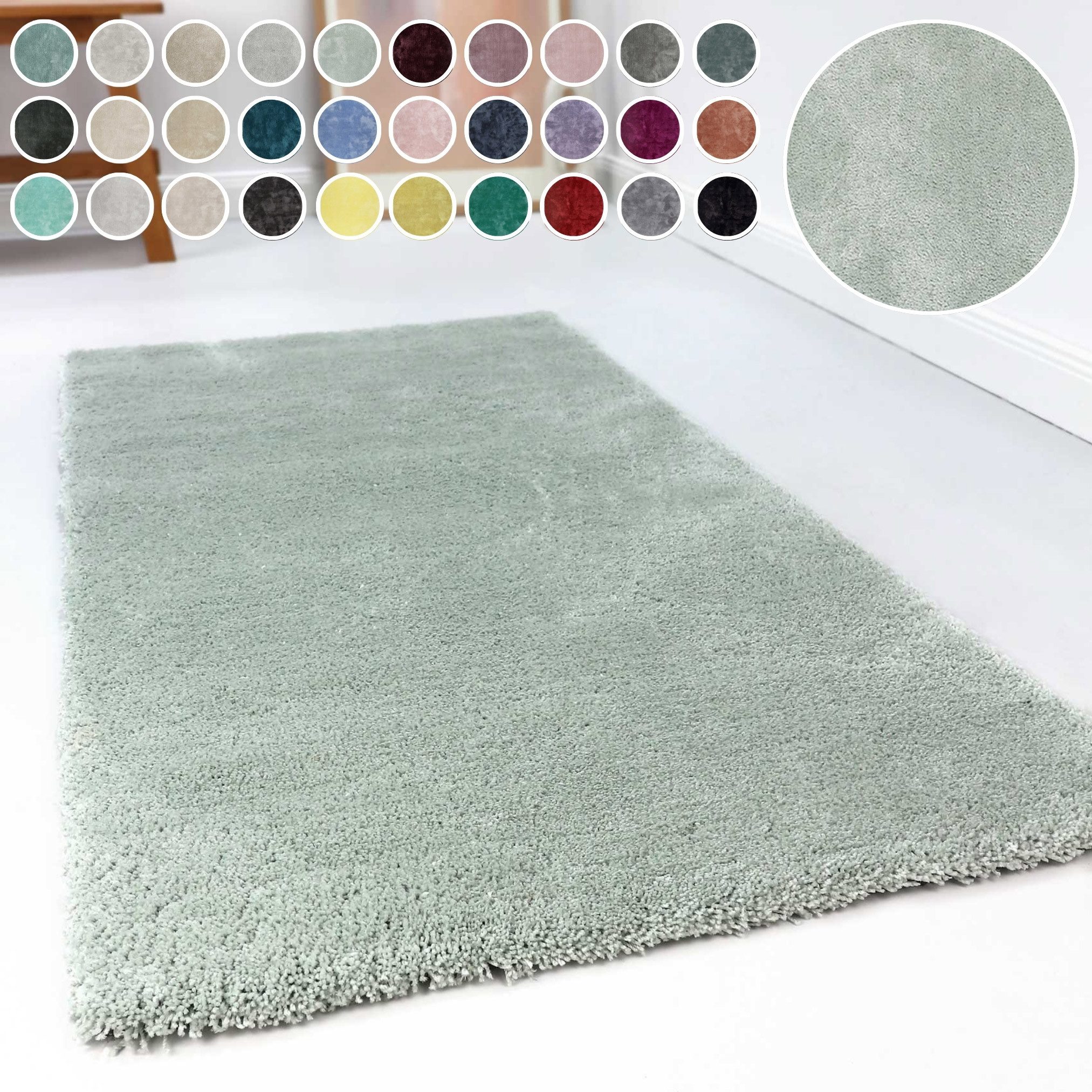 Esprit Hochflor-Teppich Relaxx ESP-4150, rechteckig, Höhe: 25 mm, Wohnzimmer, sehr große Farbauswahl, weicher dichter Hochflor