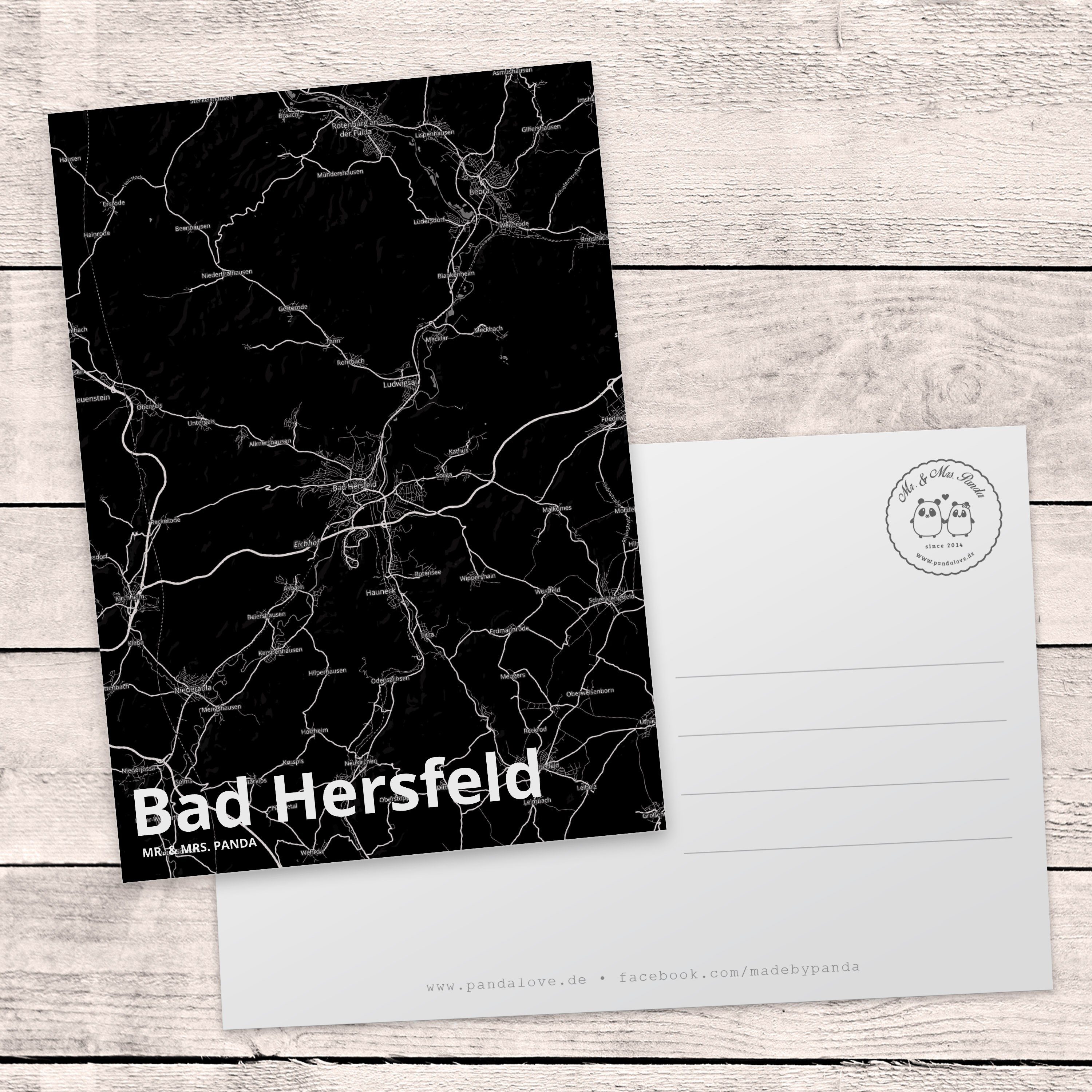 - Ort, Einladung, Mr. & Postkarte Dankeskarte, Hersfeld Bad Karte, Mrs. Geschenk, Panda Einladun