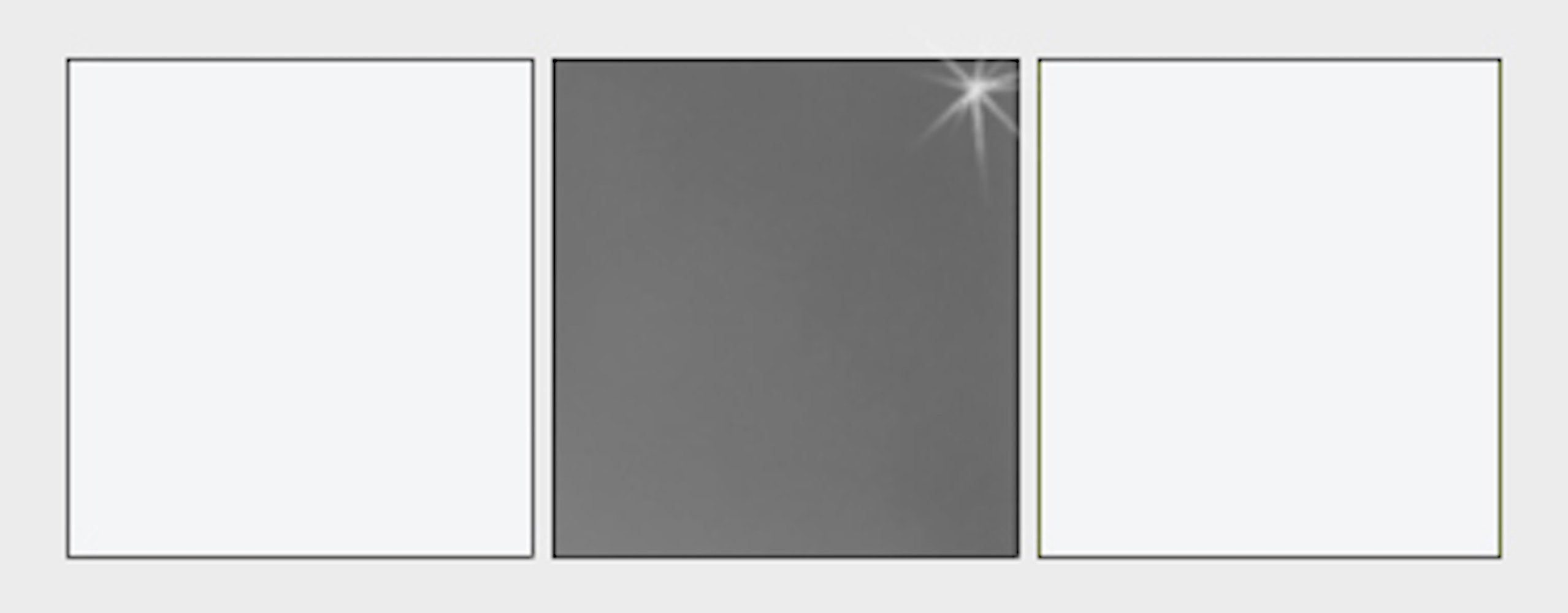 Feldmann-Wohnen Kleiderschrank Guliver 80cm Schubkasten der Griffe (Guliver) wählbar Farbe Frontfarbe grau & Korpus 1 weiß glänzend