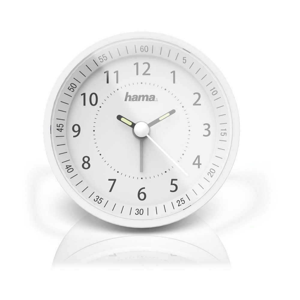 Hama Funkwecker Hama Roundly Funkwecker weiss – Wecker.