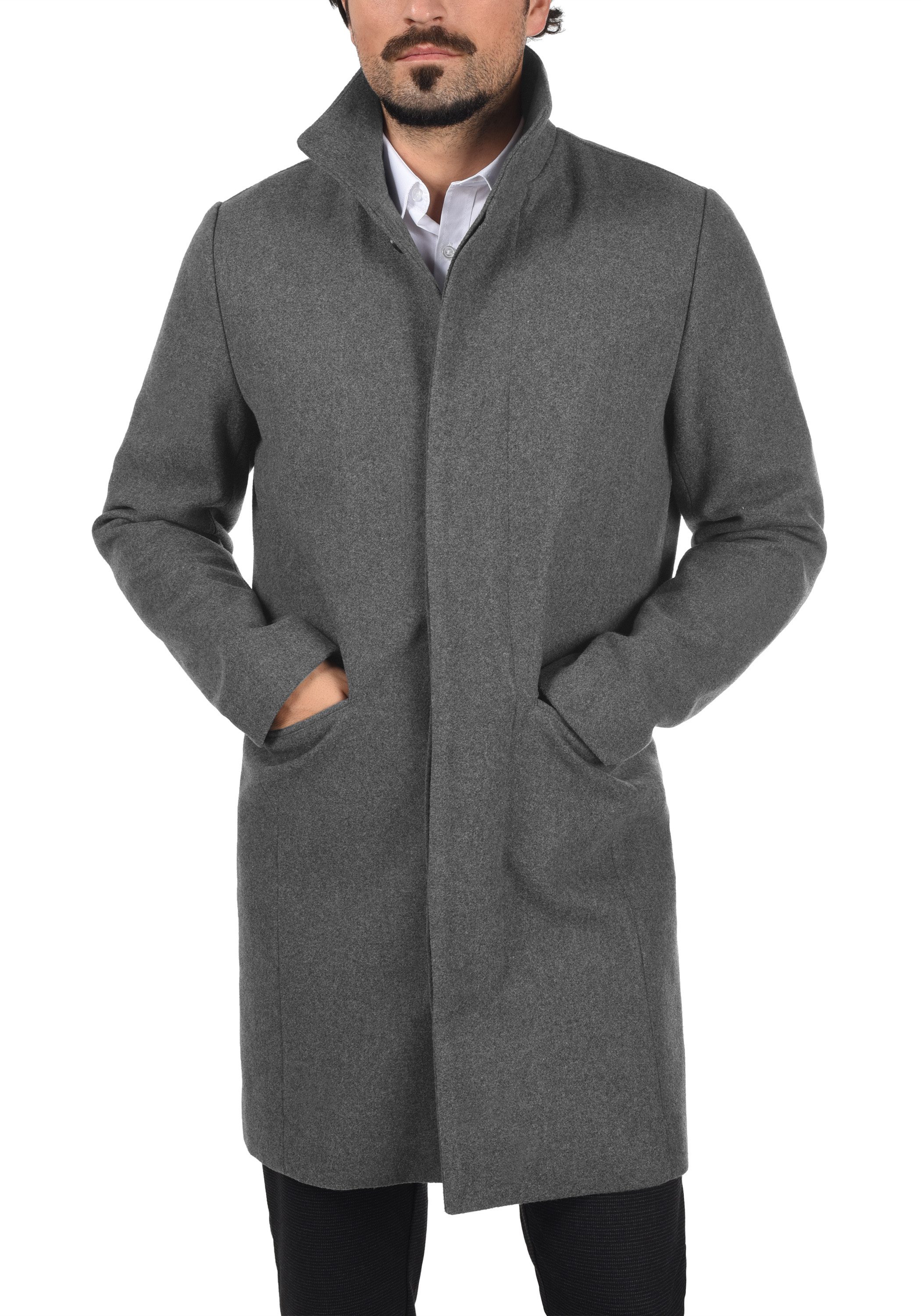 !Solid Wollmantel SDJampa Wollmantel mit versteckten günstig online kaufen
