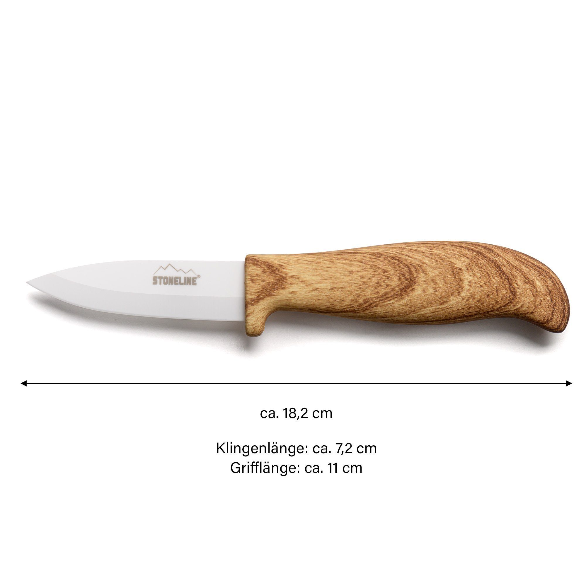 STONELINE (1-tlg) cm Nature 18 Back Messer-Set to Keramik-Küchenmesser
