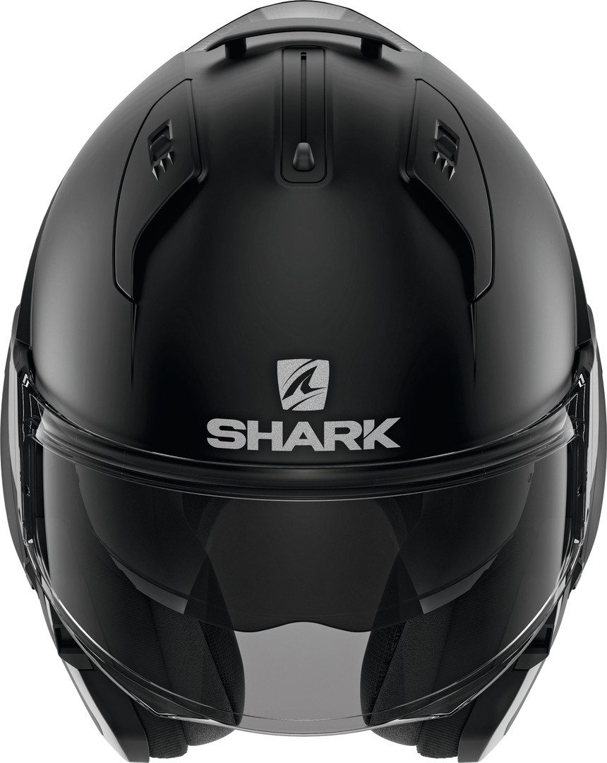 Shark Motorradhelm Evo-ES Blank Klapphelm, integriertes Sonnenvisier