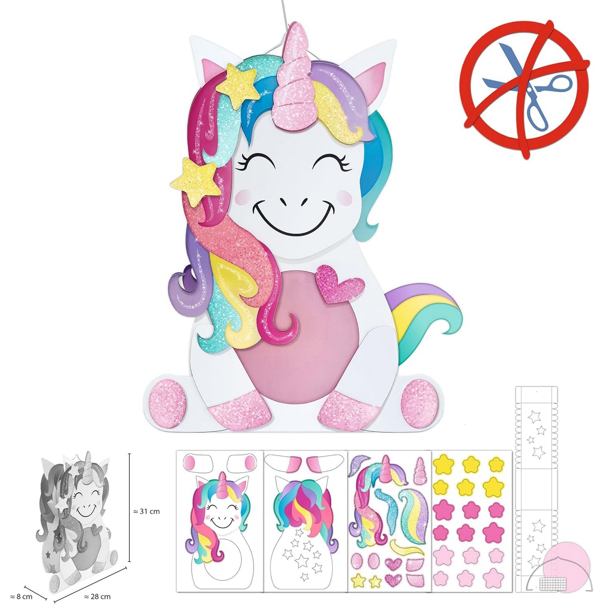 Ursus - Ludwig Bähr Umzugslaterne URSUS Laternen Bastelset EINHORN günstig online kaufen