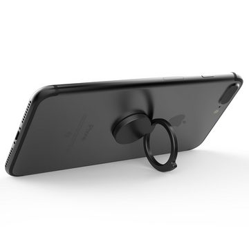 Kronya 360 Grad drehbarer Smartphone Fingerhalter Halter Halterung Ständer Smartphone-Halterung, (Einfache Montage)