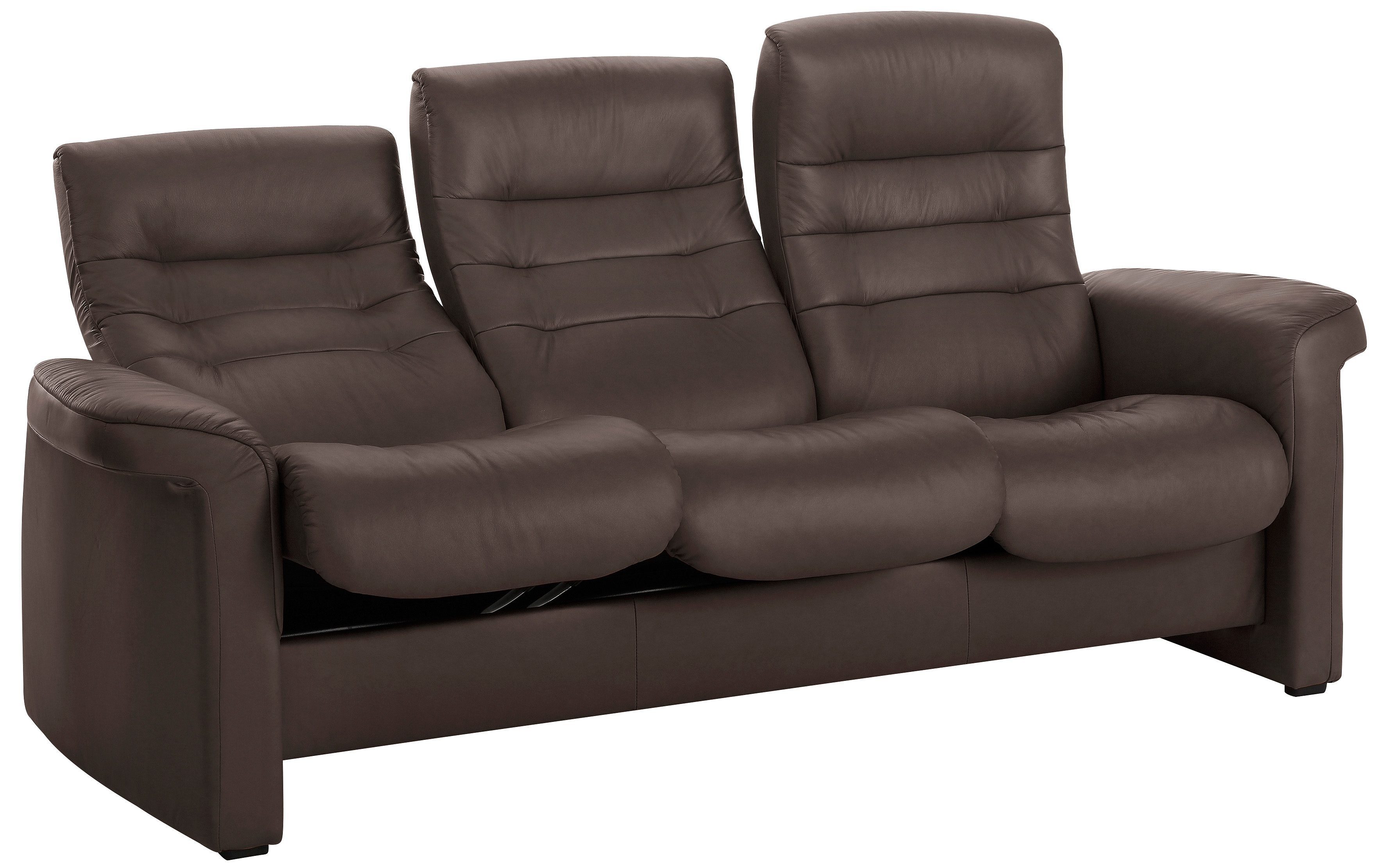 Stressless® 3-Sitzer Sapphire, High Back, inklusive Relaxfunktion & Rückenverstellung, Breite 209 cm chocolate PALOMA