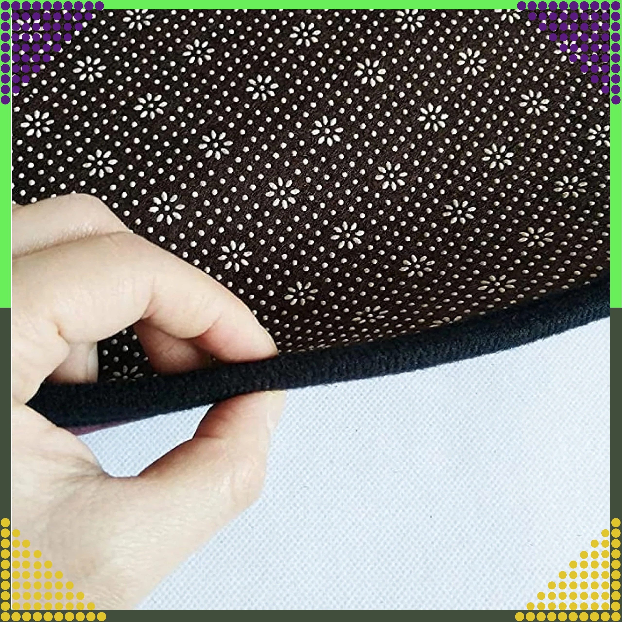 Realb2b Designteppich Fußmatte 3D Teppich 60x90 rutschfest Innen Außen PVC Türmatte, Rechteckig, 3D Effekt rutschfest wasserabweisend robust PVC pflegeleicht