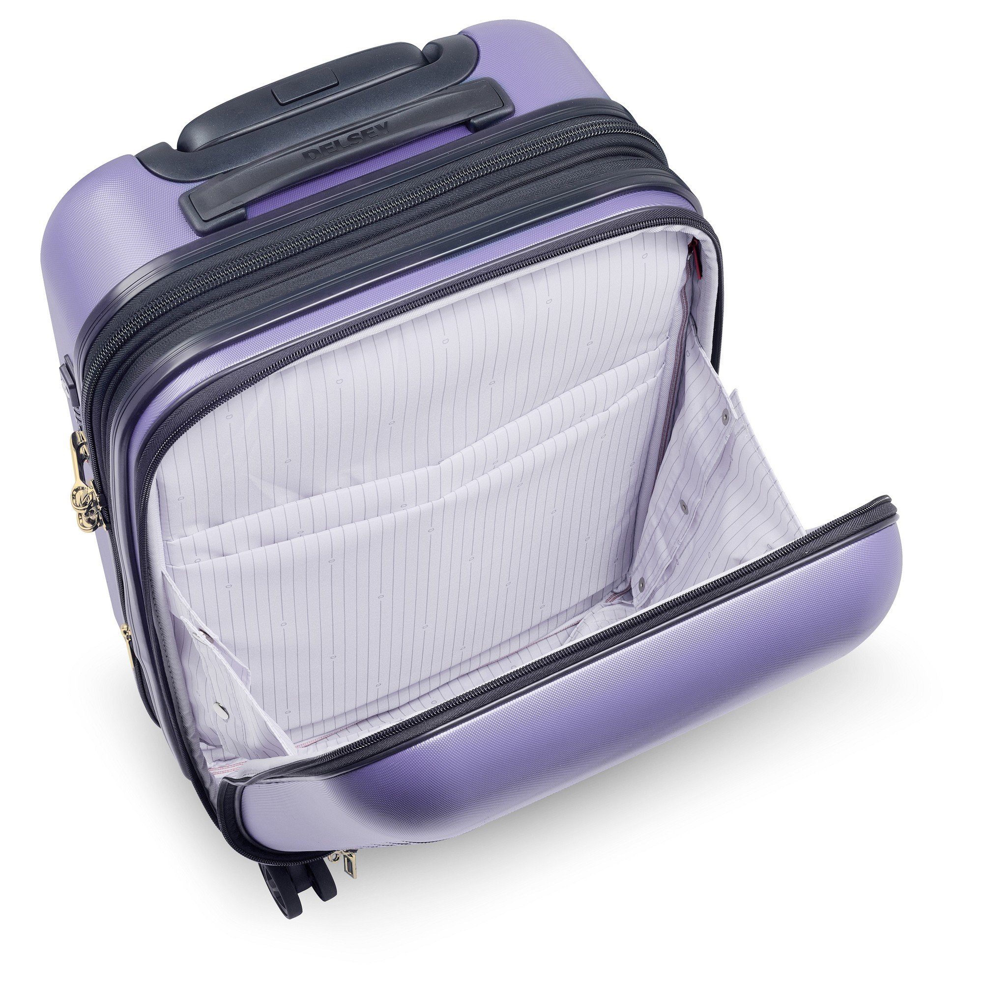 Delsey Trolley, 4 Rollen lavendel