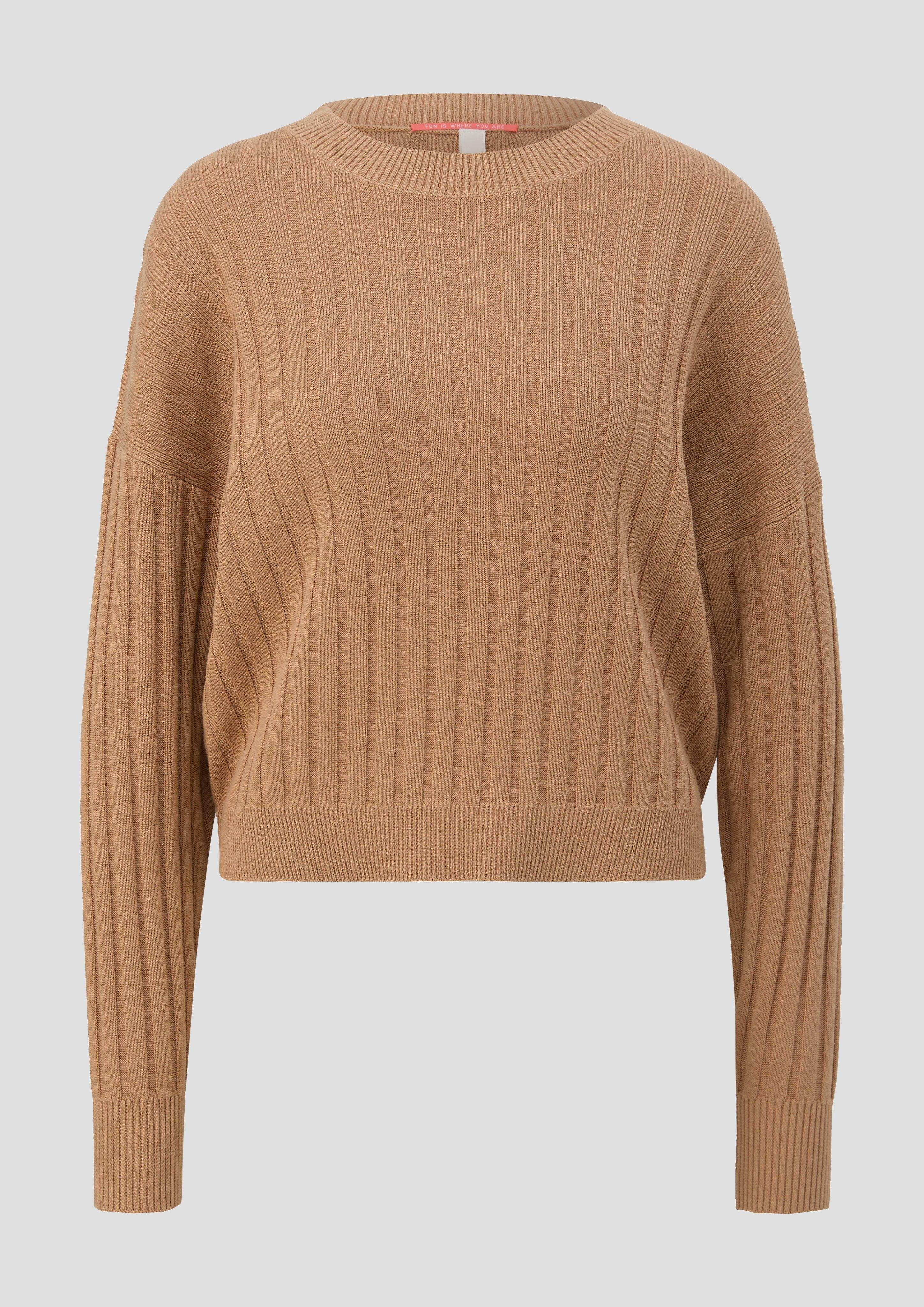 Strickpullover Weicher Strickpullover aus Baumwollmix