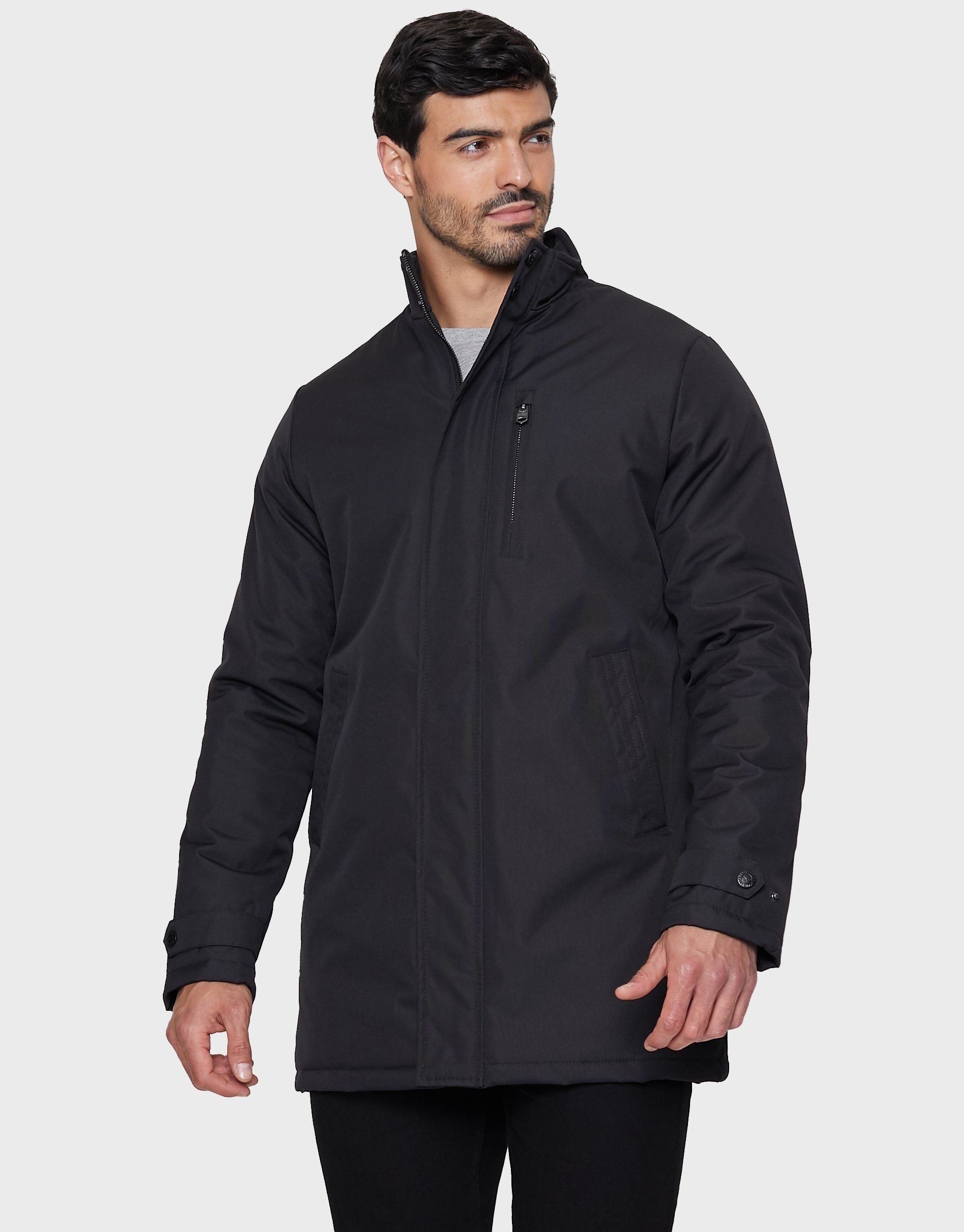 (GRS) Threadbare Jacket Outdoorjacke zertifiziert Recycled Standard THB Global Mac Black Broxburn