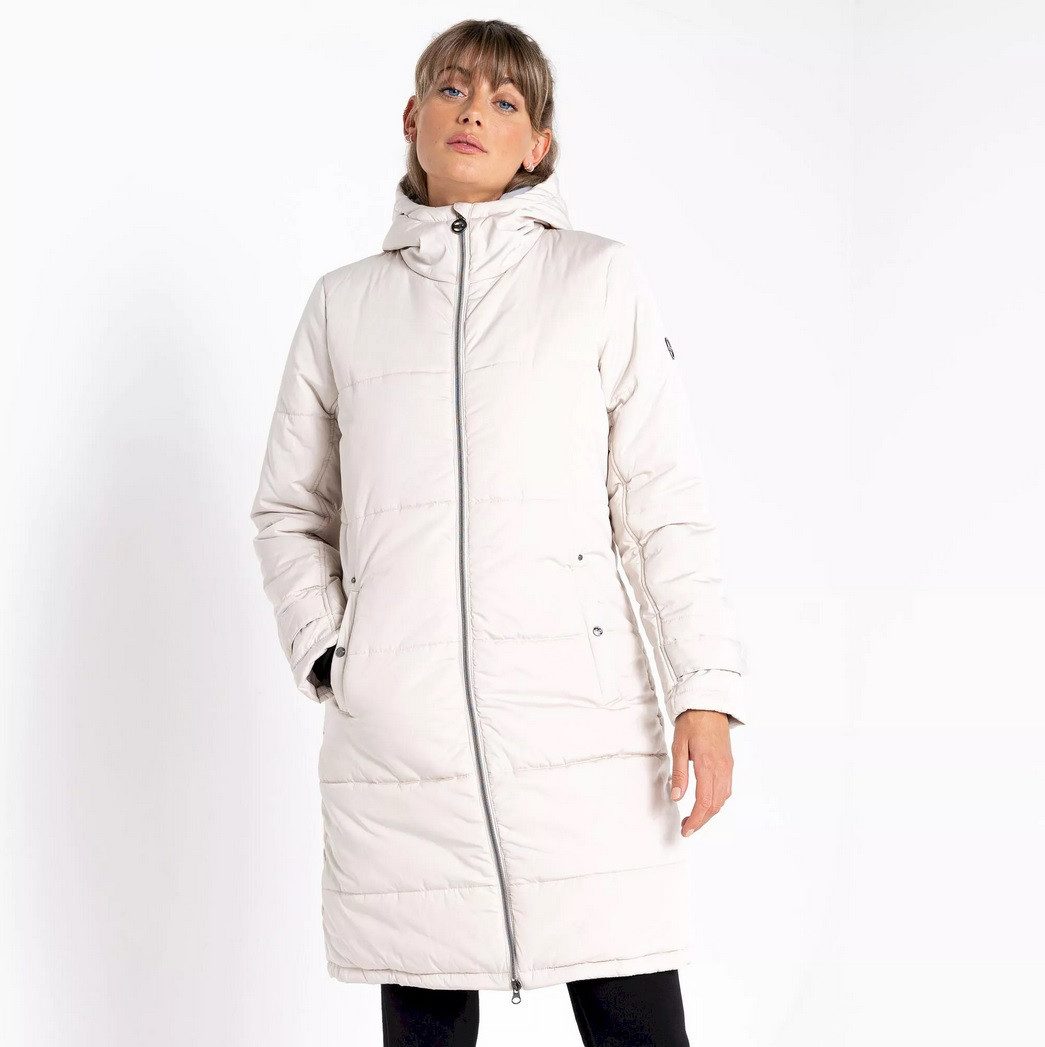 Dare2b Winterjacke Winter-Steppjacke Reputable II (wattierte Jacke, wasserdicht) weiss