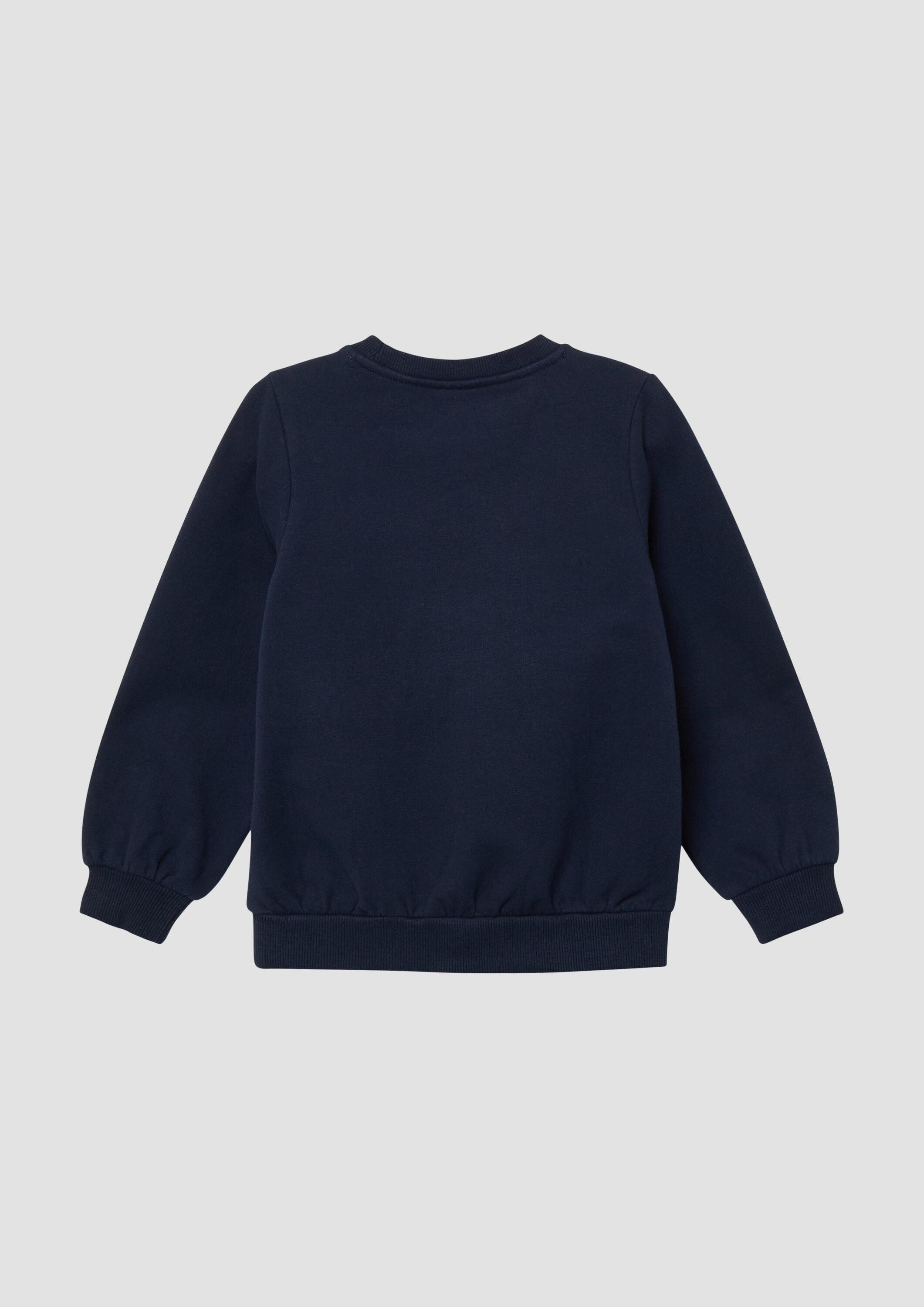 s.Oliver Sweatshirt Sweatshirt Kuscheliges Sweatshirt mit Pailletten-Artwork