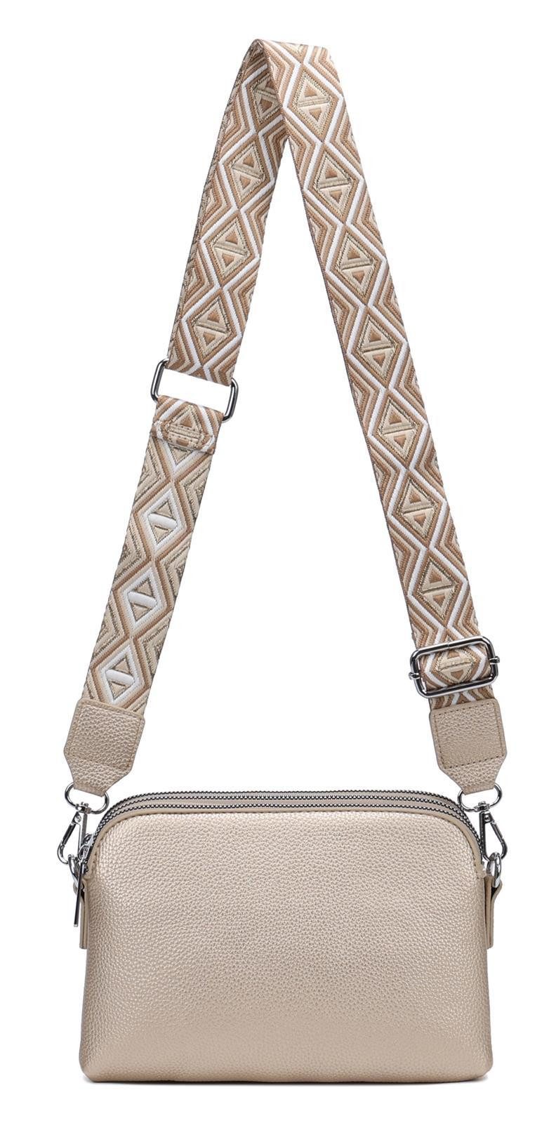 ITALYSHOP24 Schultertasche Damen Tasche Bodybag Umhängetasche günstig online kaufen