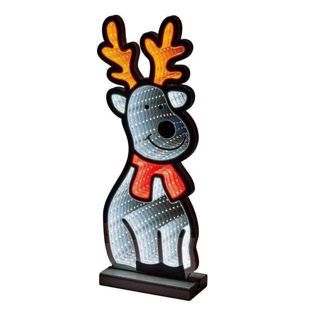 Star-Max LED Fensterbild 36031 LED-Elch mit Schal und Infinity Effekt 153 S günstig online kaufen