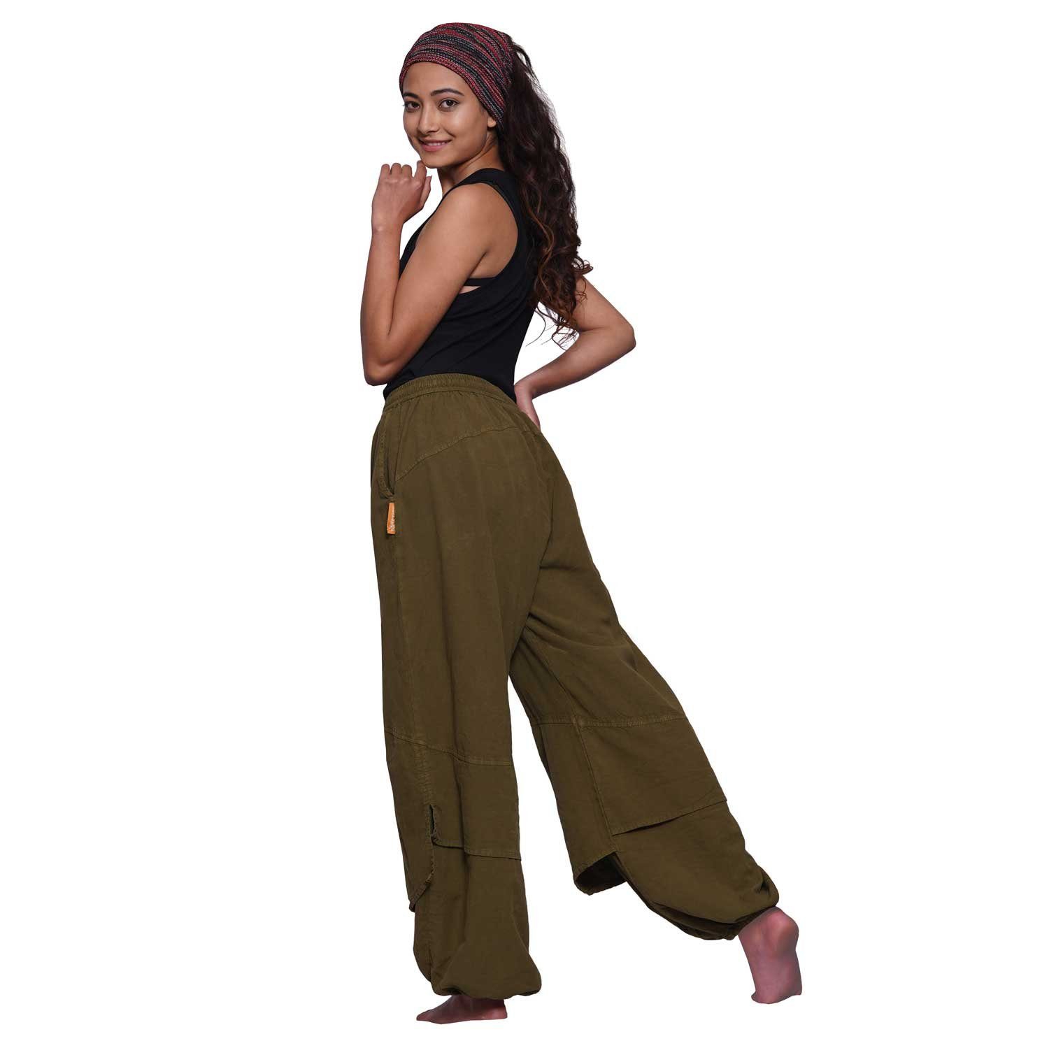 SIMANDRA Stoffhose Good Karma - Schlupfhose - Freizeithose mit Dehnbund (Damen, 1-tlg)