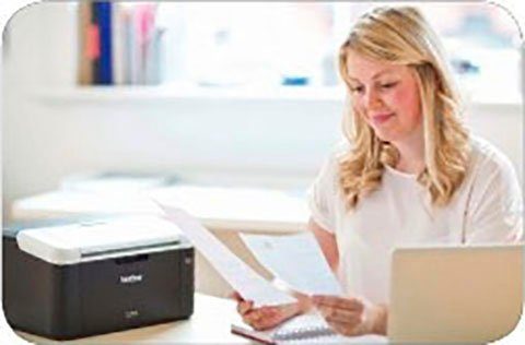 Brother HL-1212W Schwarz-Weiß Laserdrucker, (WLAN (Wi-Fi), Kompakter S/W-Laserdrucker mit WLAN) – Bild 5 von 5