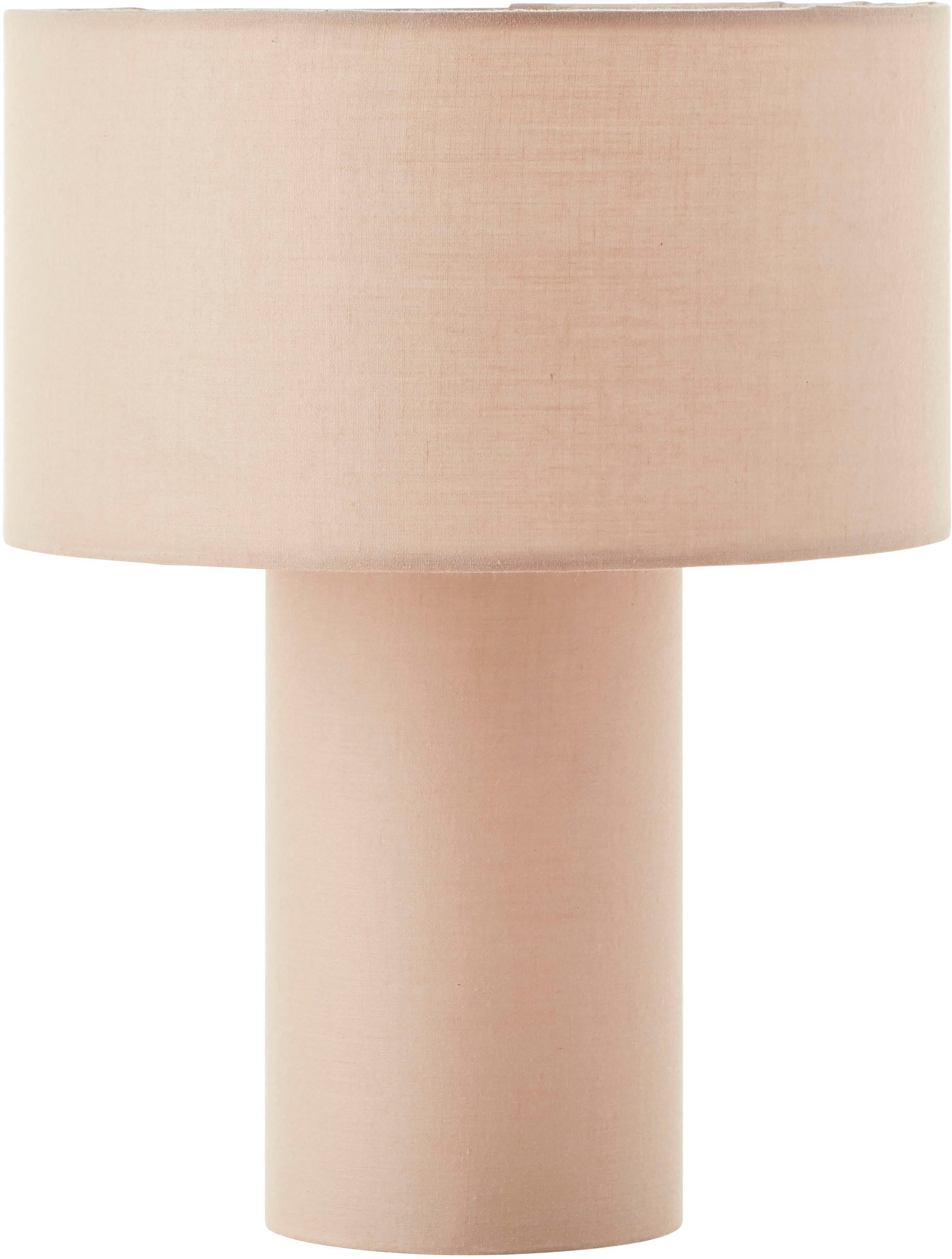 Lüttenhütt Tischleuchte Alrik - Lampe mit Stoffschirm, Ein-/Ausschalter, ohne Leuchtmittel, Höhe 30 cm, Ø 23 cm, E14, Textil, Kinderzimmer; Kinderlampe