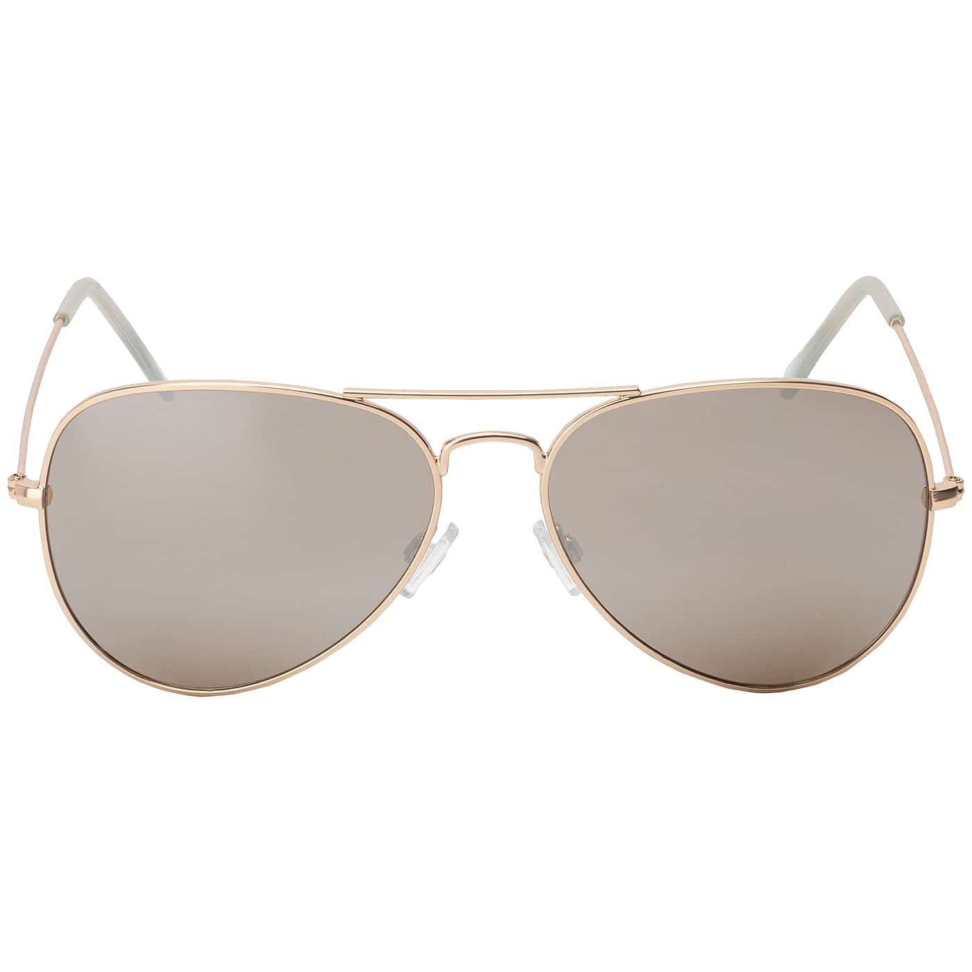 BEZLIT Eyewear Pilotenbrille Damen Herren Piloten Sonnenbrille mit Metallrahmen (1-St) mit schwarzen Linsen