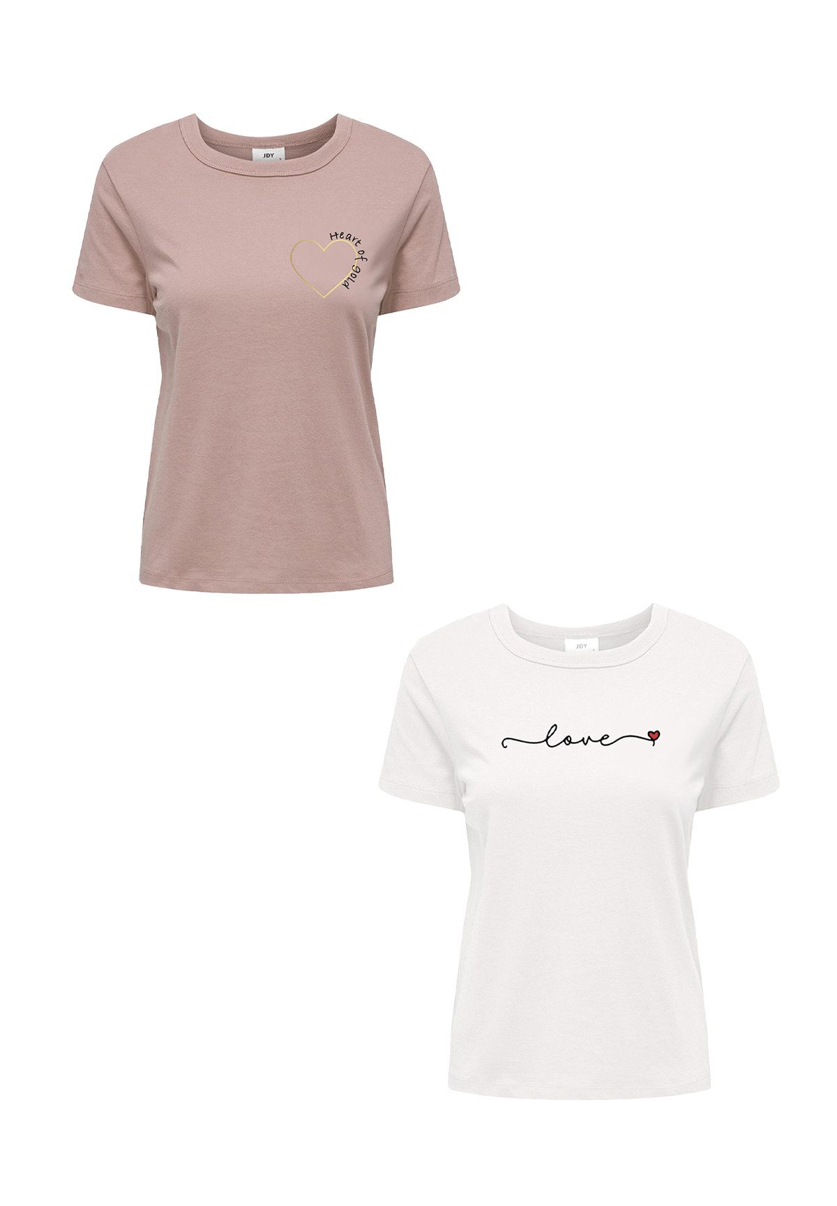 T-Shirt 2er Set aus Baumwolle
