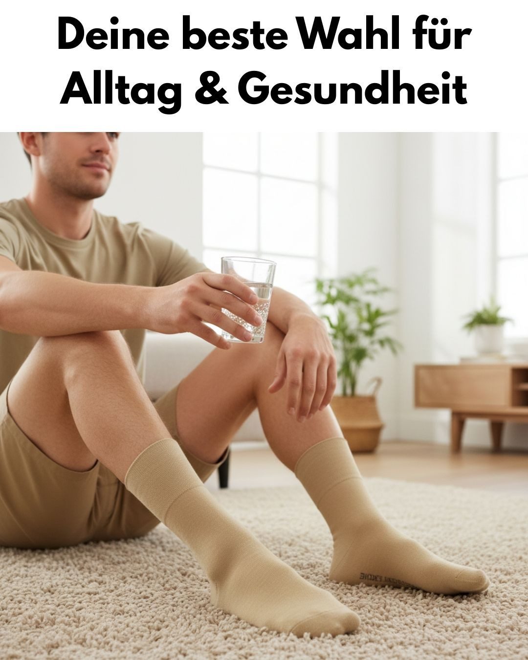 sockenkauf24 Diabetikersocken ohne Gummibund 97% Baumwolle mit Komfortbund ohne Naht (12-Paar) Diabetiker Socken ohne Gummi für Damen & Herren – Bild 5 von 5