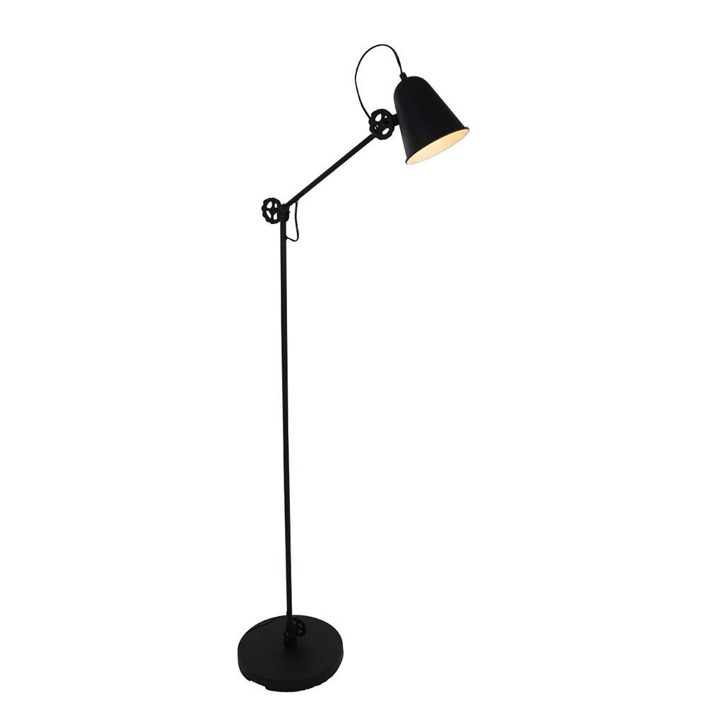 Steinhauer LIGHTING LED Leselampe, Leuchtmittel nicht inklusive, Stehleuchte Standleuchte Beistellleuchte Wohnzimmer Höhe flexibel