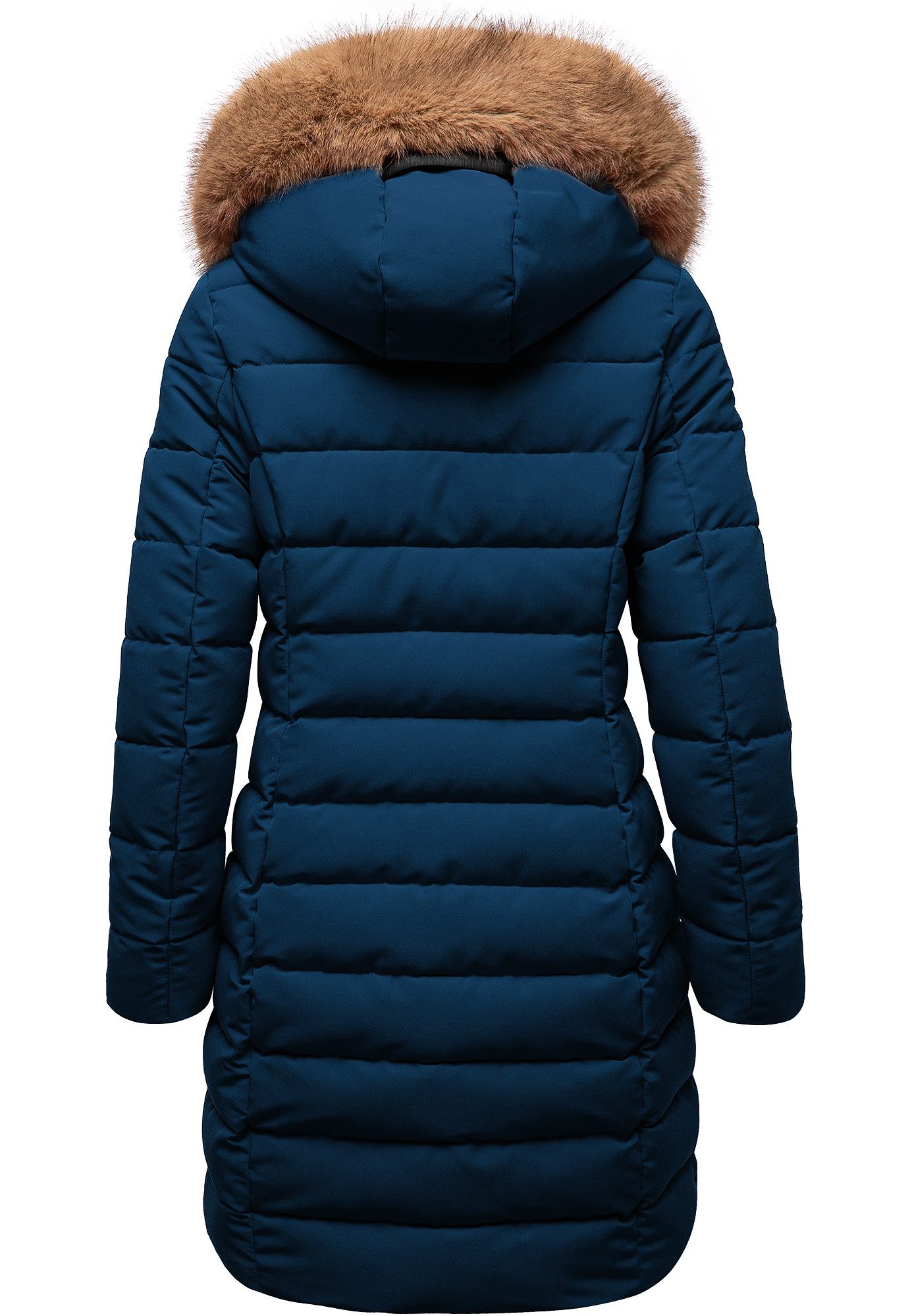 REPUBLIX Winterjacke LUCILLE Damen Gefütterte Dicke Glanz Winter Jacke Mantel Parka mit Kapuze