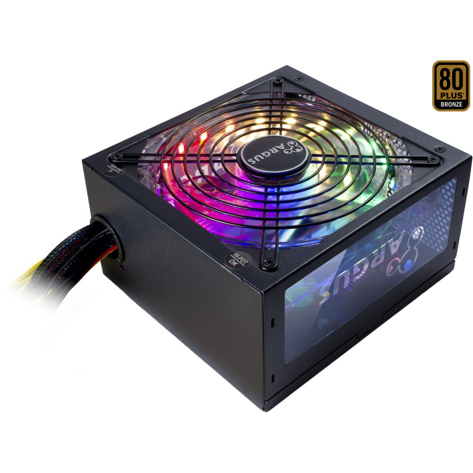 Inter-Tech Argus RGB-600W II, PC-Netzteil, (2x PC-Netzteil
