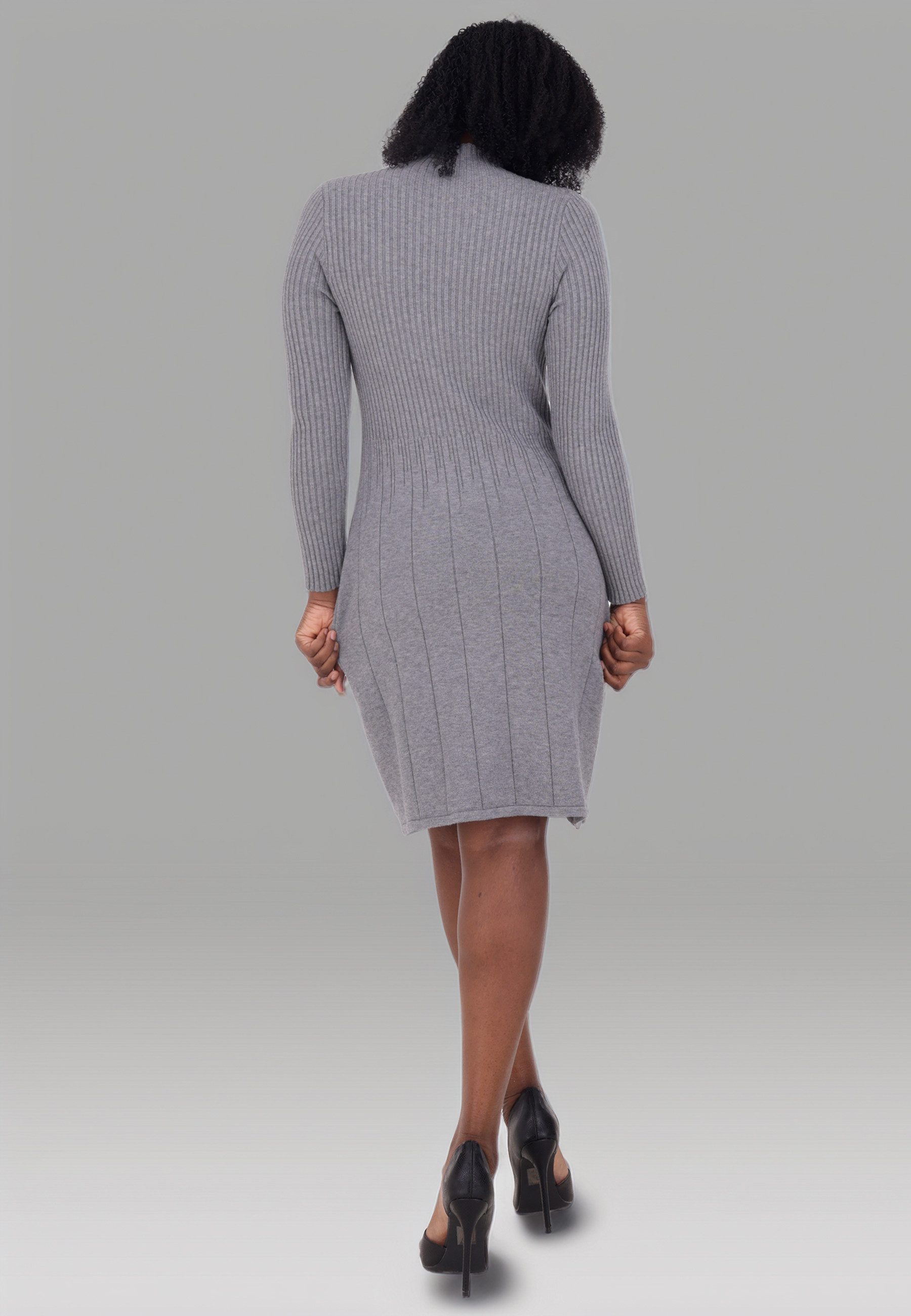 YC Fashion & Style Minikleid Figurbetont & Bequem One Size (34-42) in Unifarbe
