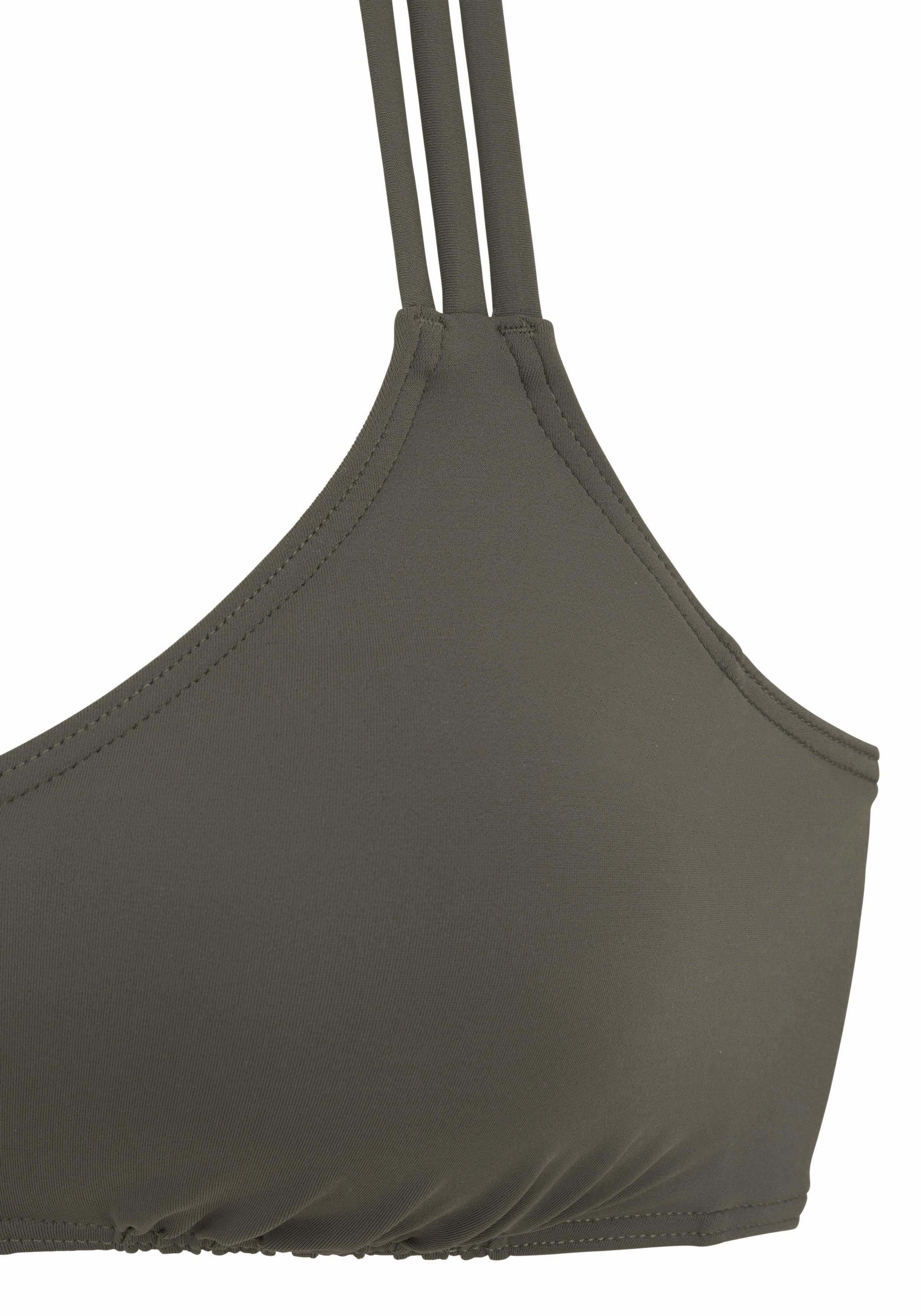 Bruno Banani Bustier-Bikini mit Zierbändern
