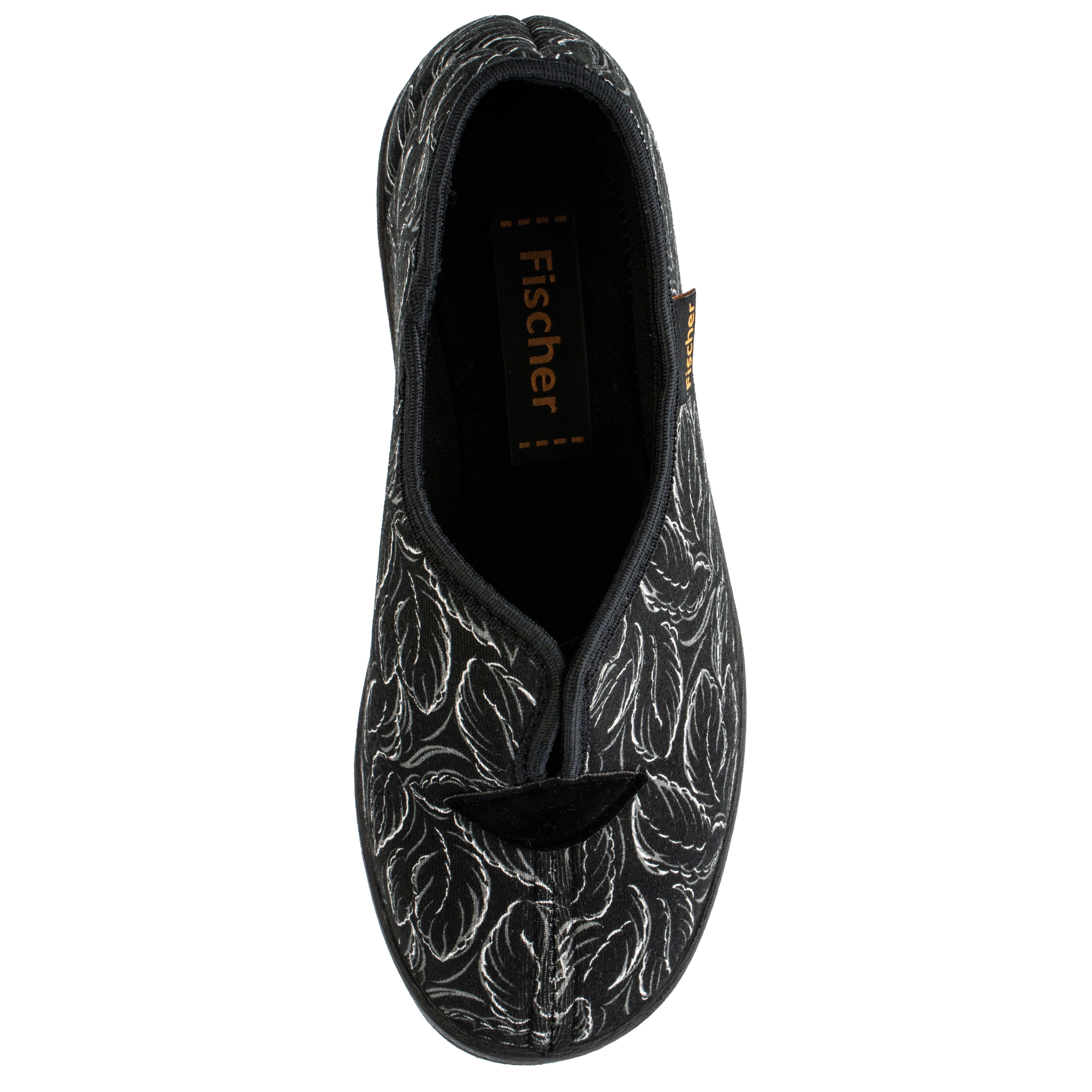 Fischer-Markenschuh Dora Hausschuh Microstretch, Textilfutter, Weite H, zum Schlupfen