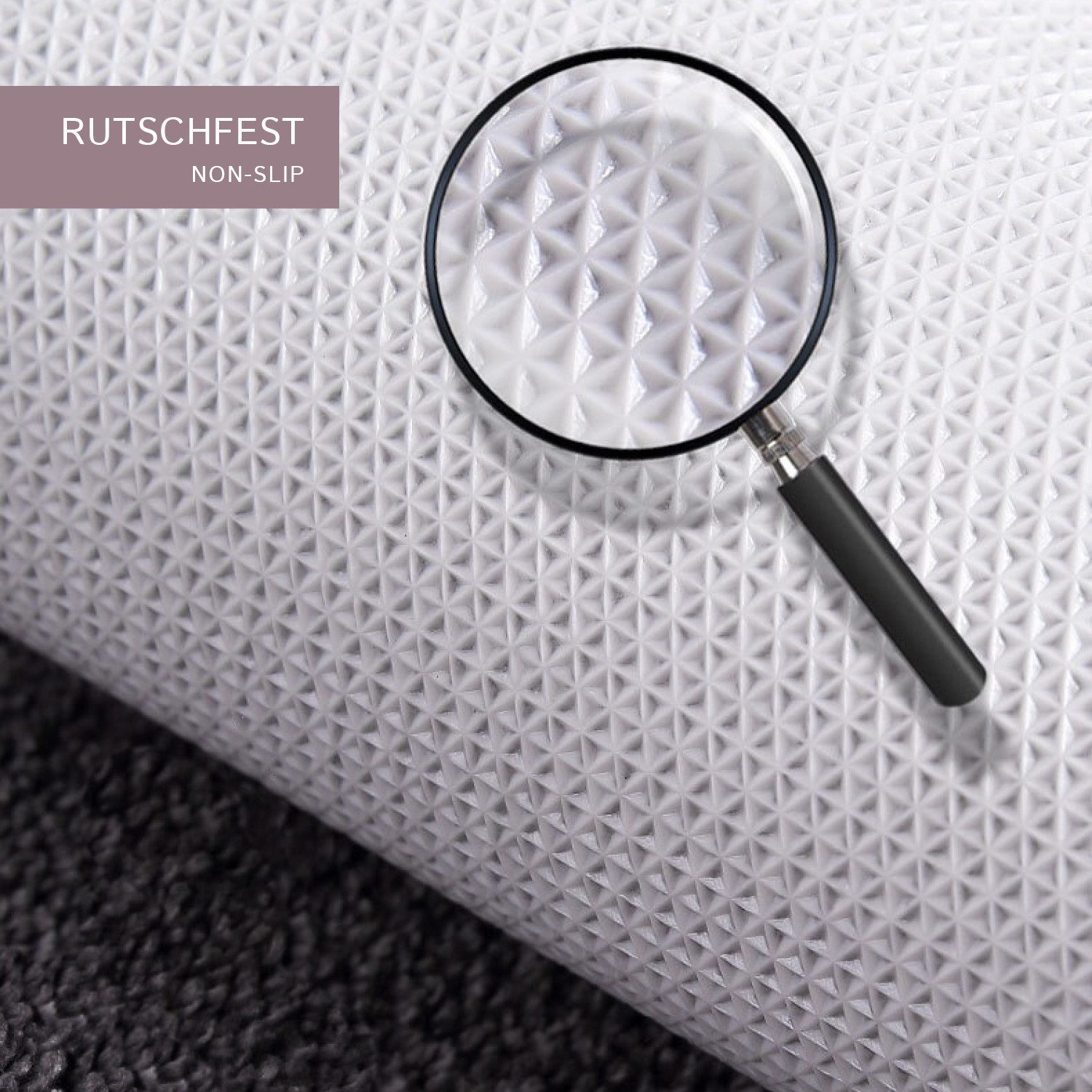 sh SCHEFFLER-HOME LIVE HOMESTYLE Badematte Ultraweicher Duschvorleger "Tom" in 50x80cm, schnell trocknend, strapazierfähig, fußbodenheizungsgeeignet, Polyester, Rechteckig, rutschfeste & saugfähige Fußmatte für das Badezimmer