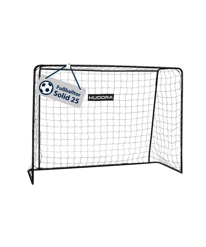 Trainingshilfe Fussballtor Solid 25 (stabil, langlebig) schwarz - 213x152x76cm