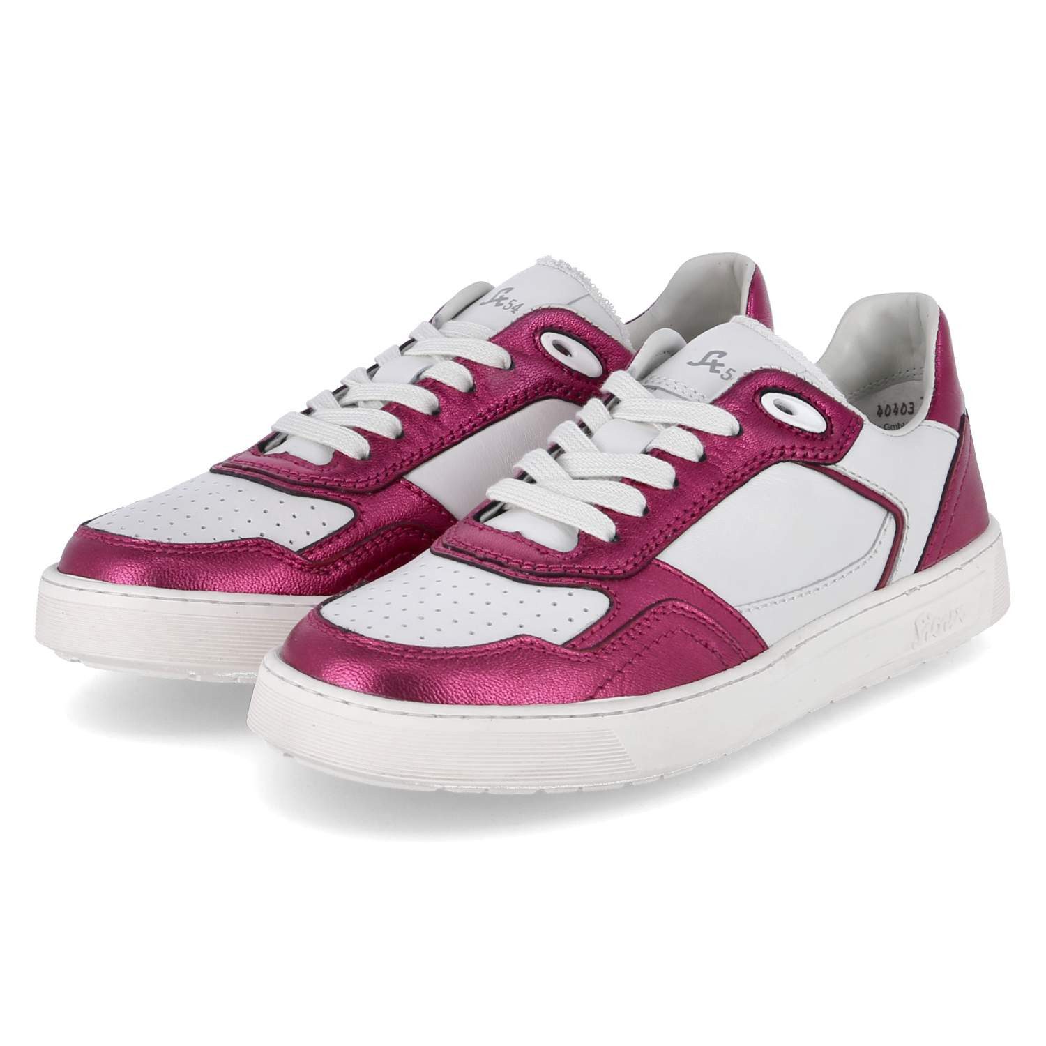 SIOUX Sioux 1140403 Maites Sneaker 001 Damen Glattleder pink Schnürschuh