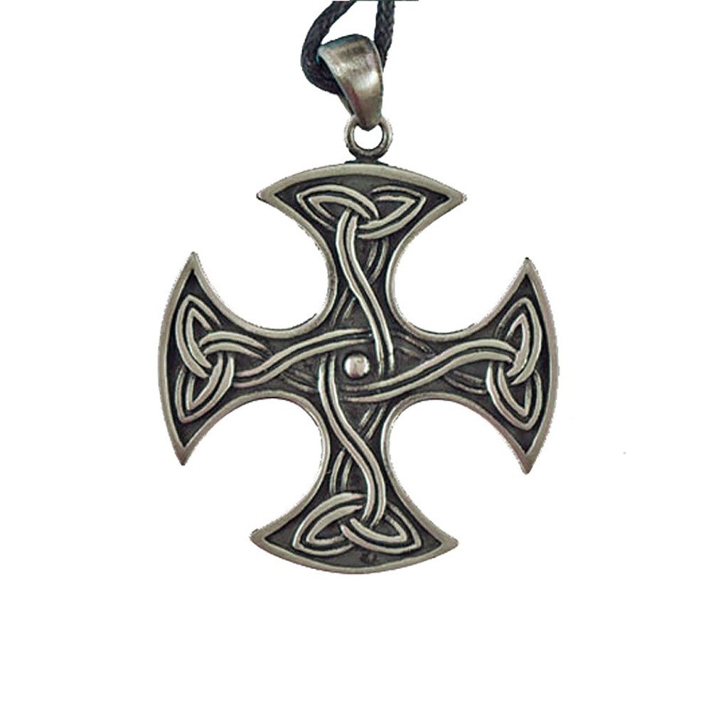 Kettenanhänger Keltischer Anhänger Keltischer Knoten Schmuck Zinn 37x47mm mit Schnur