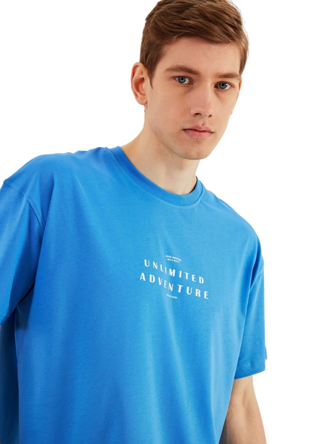 COMEOR Oversize-Shirt Herren T-Shirt: Trendige Urban Streetwear für lässige Styles (1-tlg) mit individuellem Print – Bild 4 von 5
