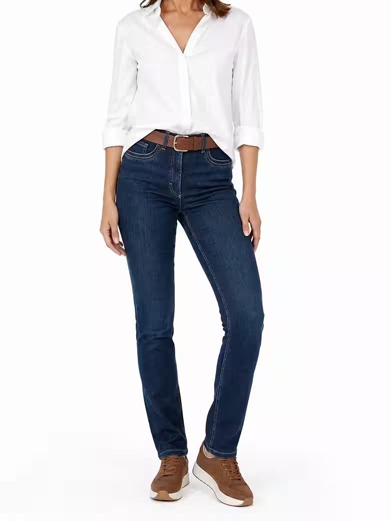 STARK DIE HOSE Stretch-Jeans Style WELLNESS- bequeme 5-Pocket, Regular Fit mit Dehnbund Eine gelungene Weiterentwicklung des beliebten ZERRES-Vorgängers – Bild 3 von 5