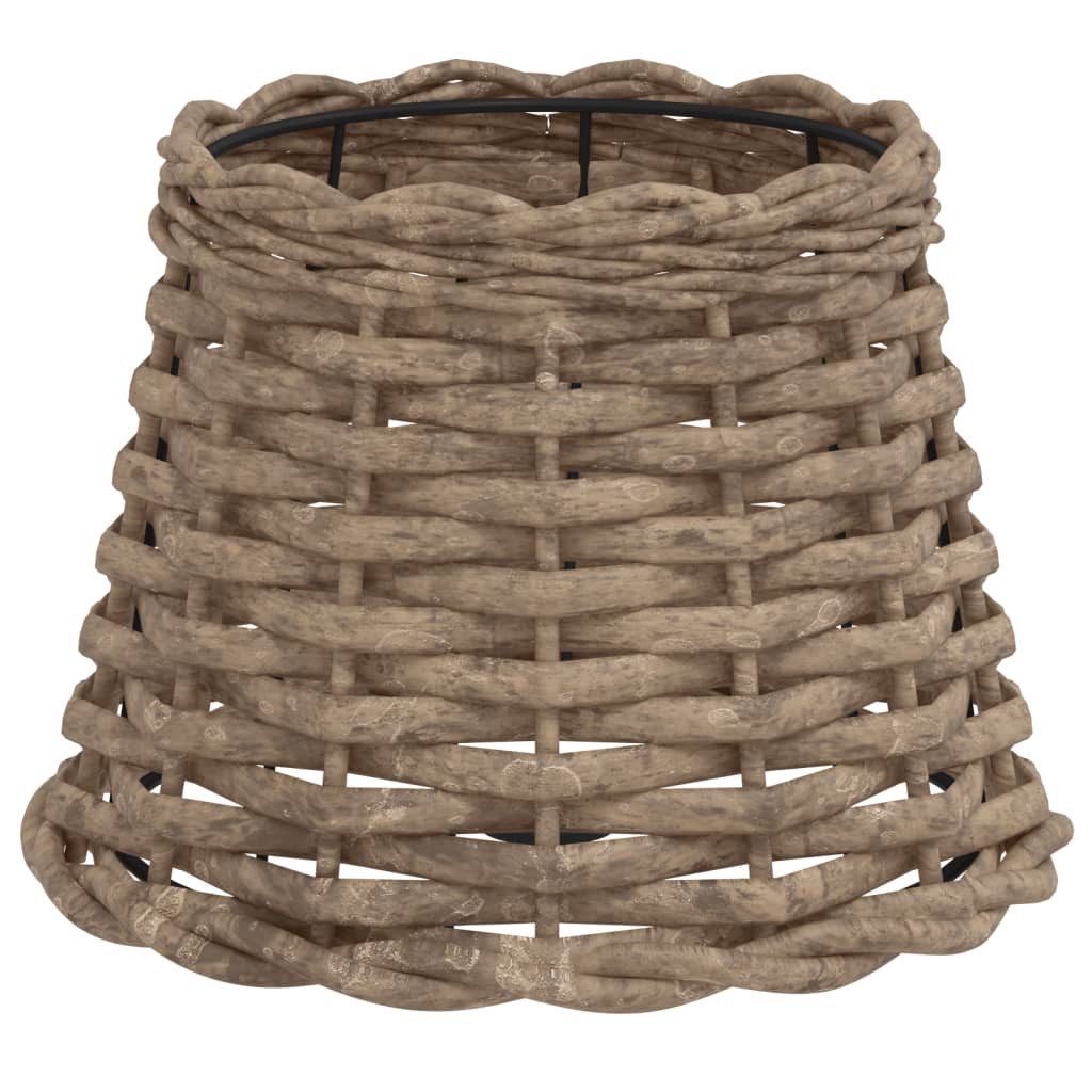 vidaXL Lampenschirm Lampenschirm Braun Ø20x15 cm Korbweide