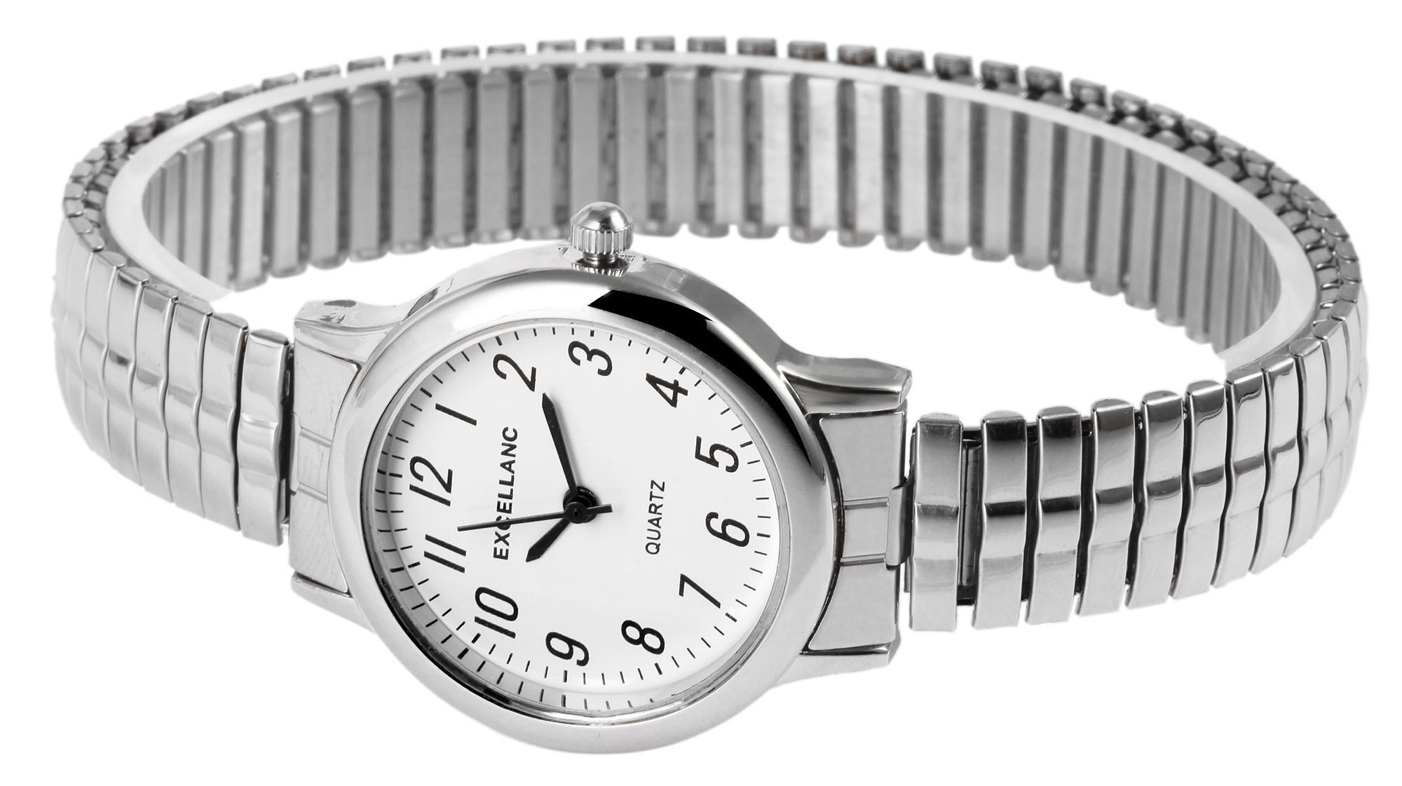 Excellanc Quarzuhr 1700001 Edelstahlzugarmband, damen, feminin, günstig online kaufen