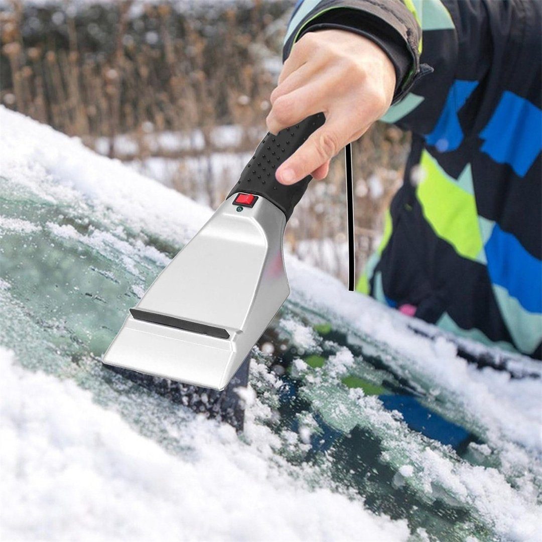 DAYUT Eiskratzer USB-beheiztes Eiskratzer-Auto-Windschutzscheiben- Schneeräumwerkzeug