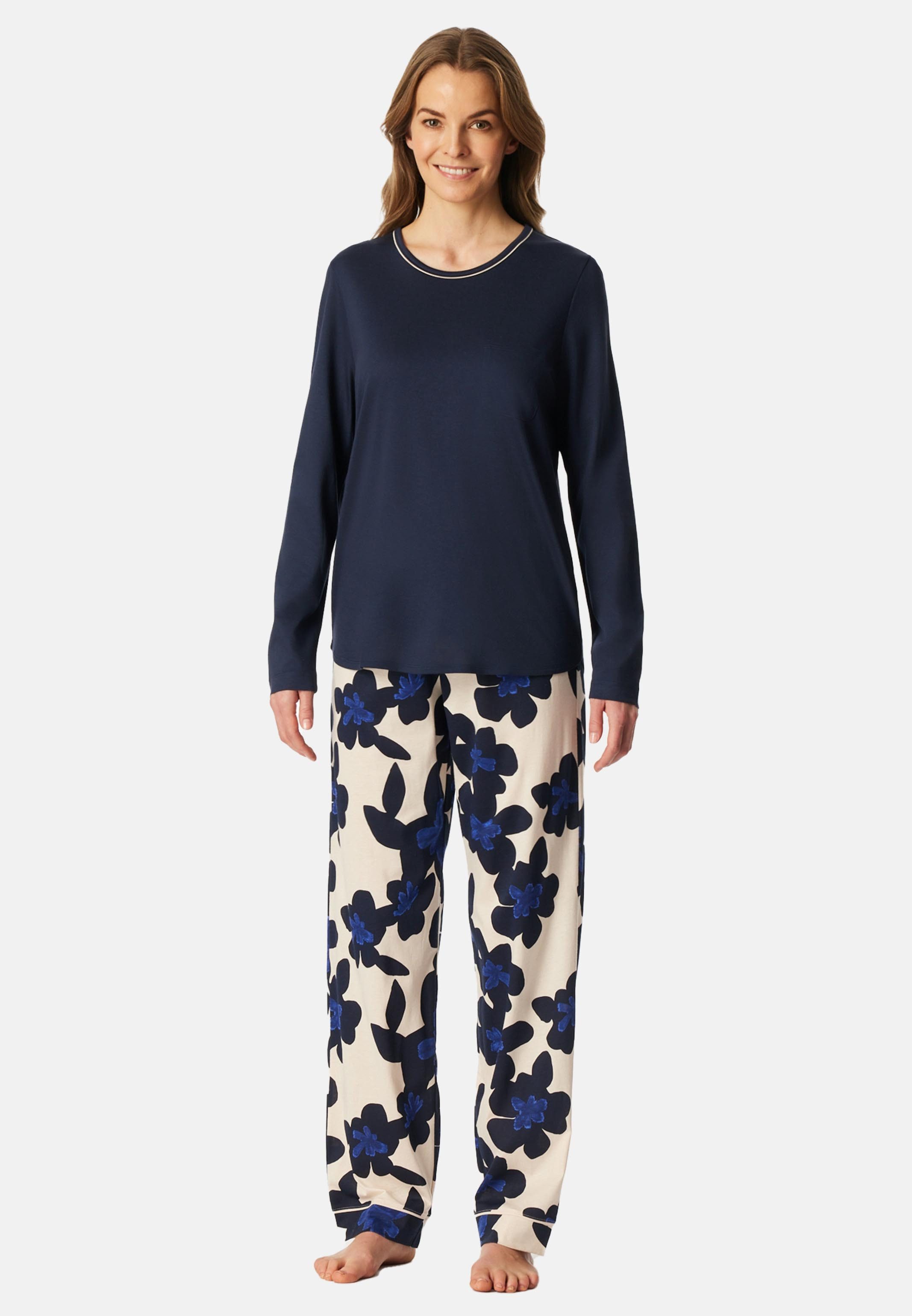 Schiesser Pyjama Comfort Nightwear (Set, 2 tlg) Schlafanzug - Atmungsaktiv günstig online kaufen