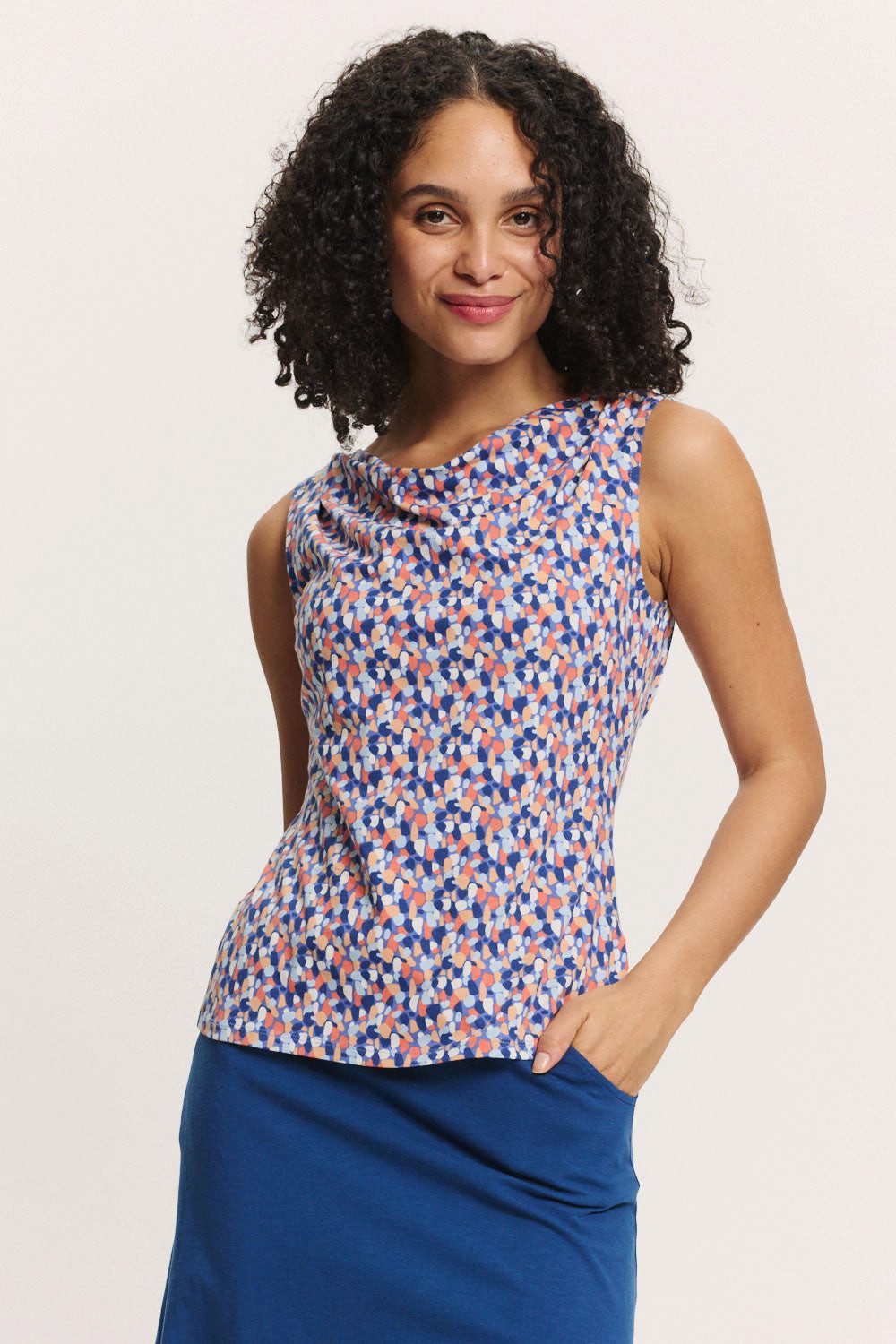 Tranquillo Shirttop Jerseyshirt Peeggy aus Bio-Baumwolle