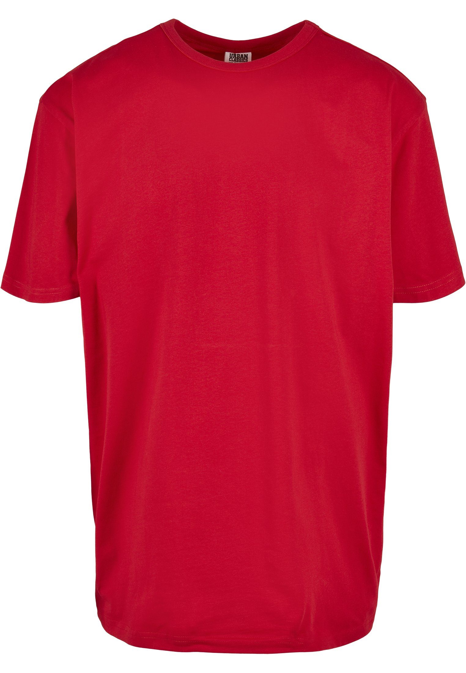 URBAN CLASSICS T-Shirt Herren Organic (1-tlg) cityred Tee Basic