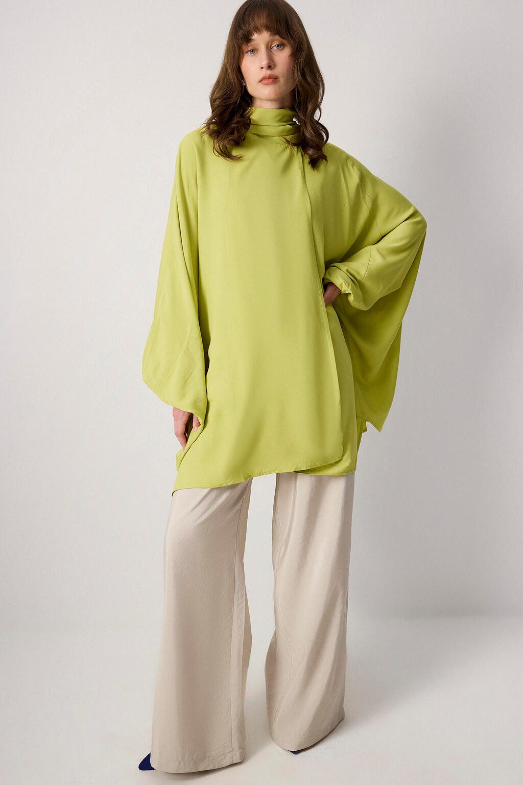 touche prive Maxikleid FLIEßENDER VISKOSE-KIMONO