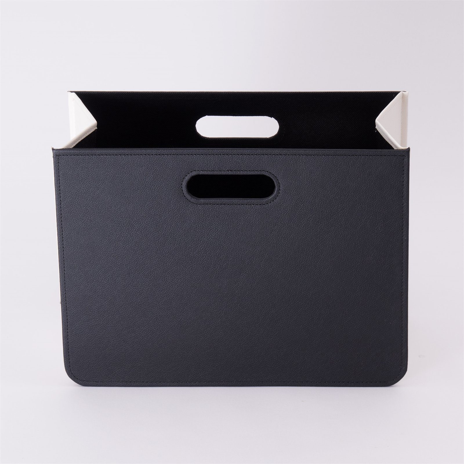 CREEDWOOD Zeitungsständer ZEITUNGSKORB "BUSINESS", schwarz weiß, Magazinsam günstig online kaufen